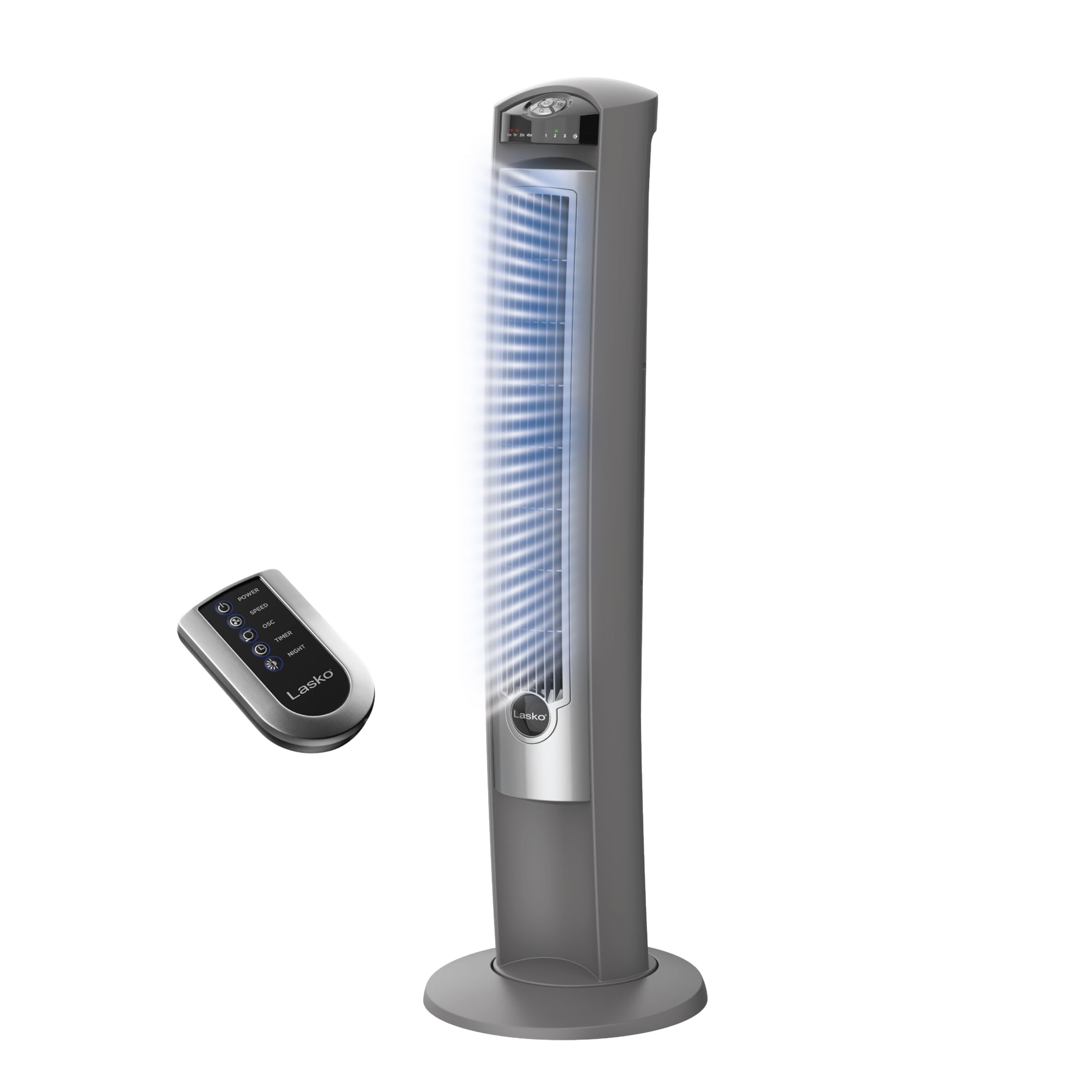 LASKO Oscillating Tower Fan with Remote - 42