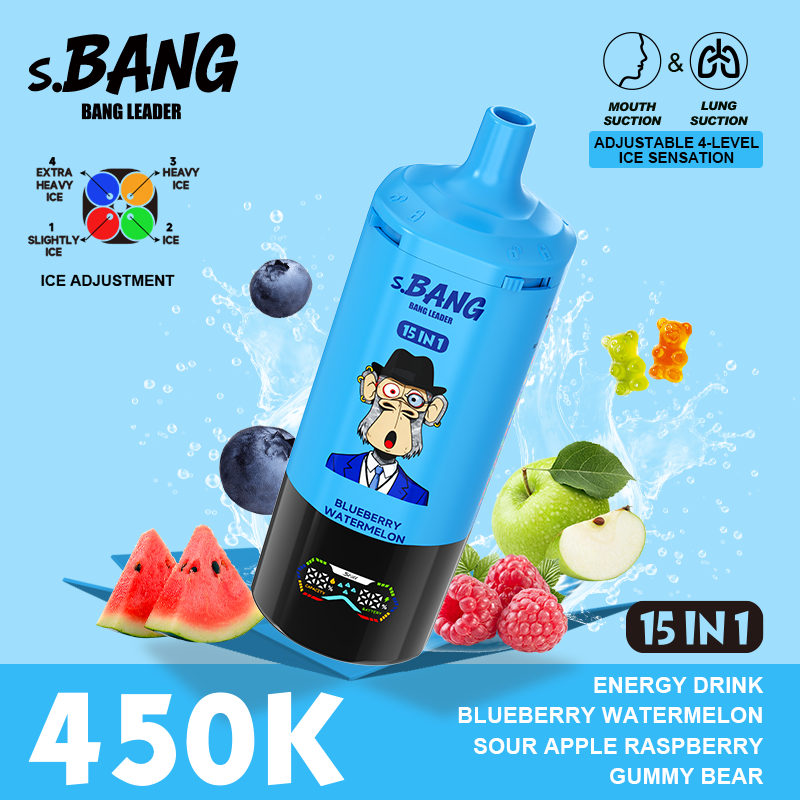 Bang Leader 450K 15 In 1 Puffs 450000 Disposable Vape High Puff Disposable
