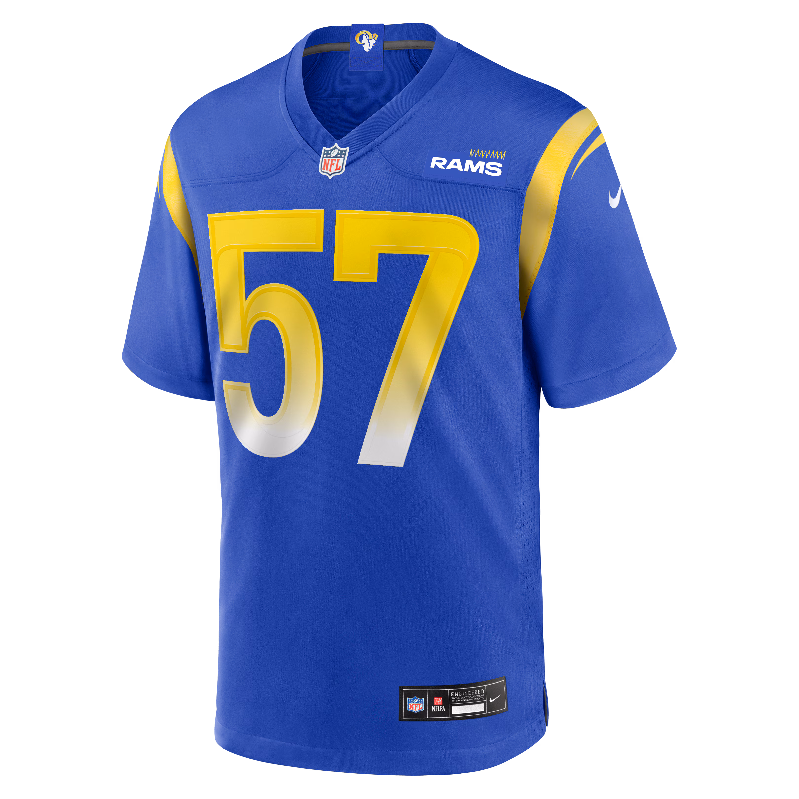 Ty Hamilton Los Angeles Rams Nike Team Game Jersey -  Royal