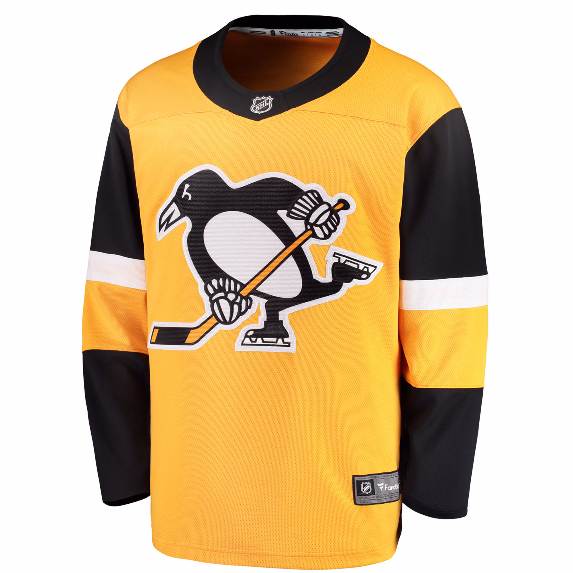 Pittsburgh Penguins Fanatics Alternate Breakaway Jersey - Gold