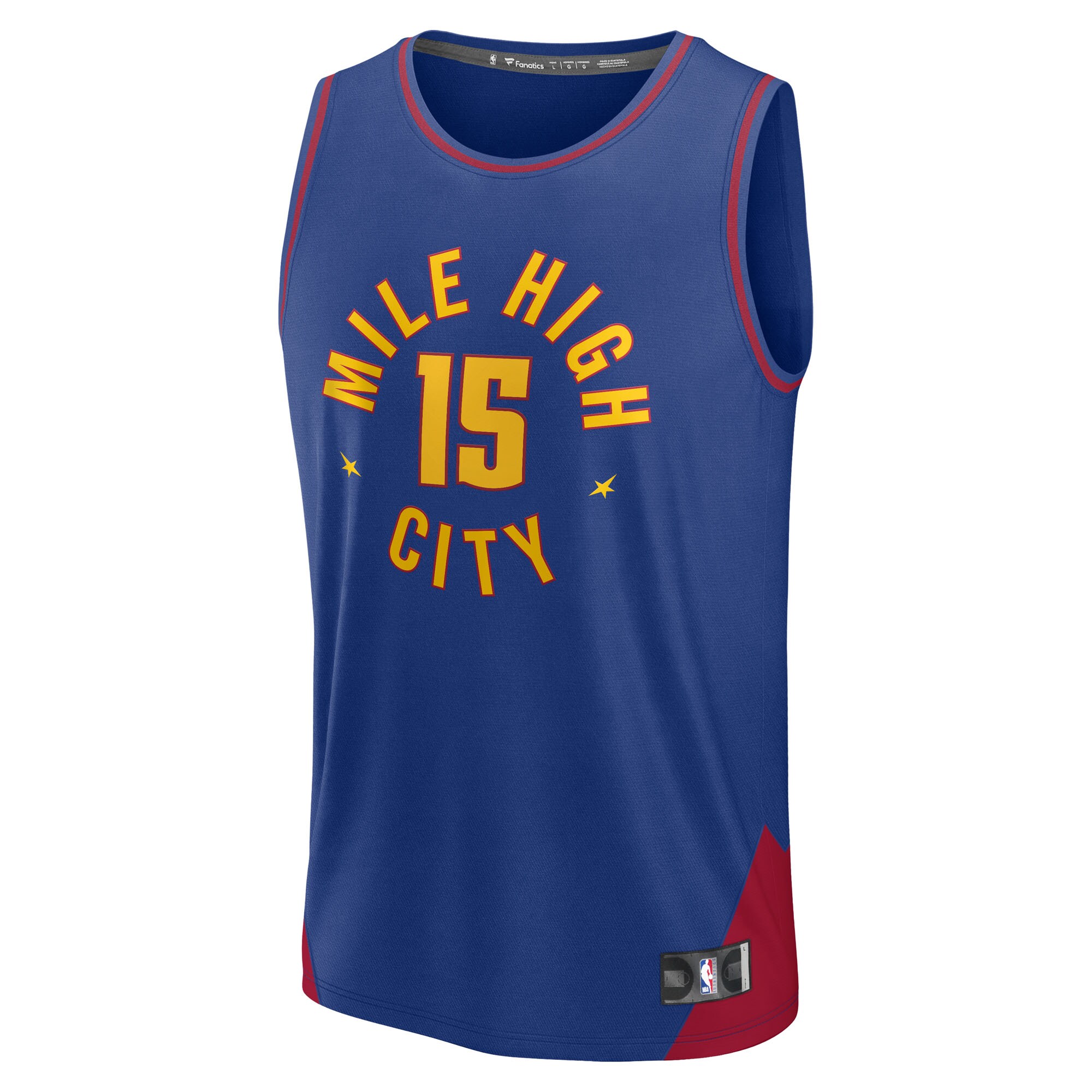 Nikola Jokic Denver Nuggets Fanatics Youth Fast Break Replica Player Jersey - Statement Edition - Blue