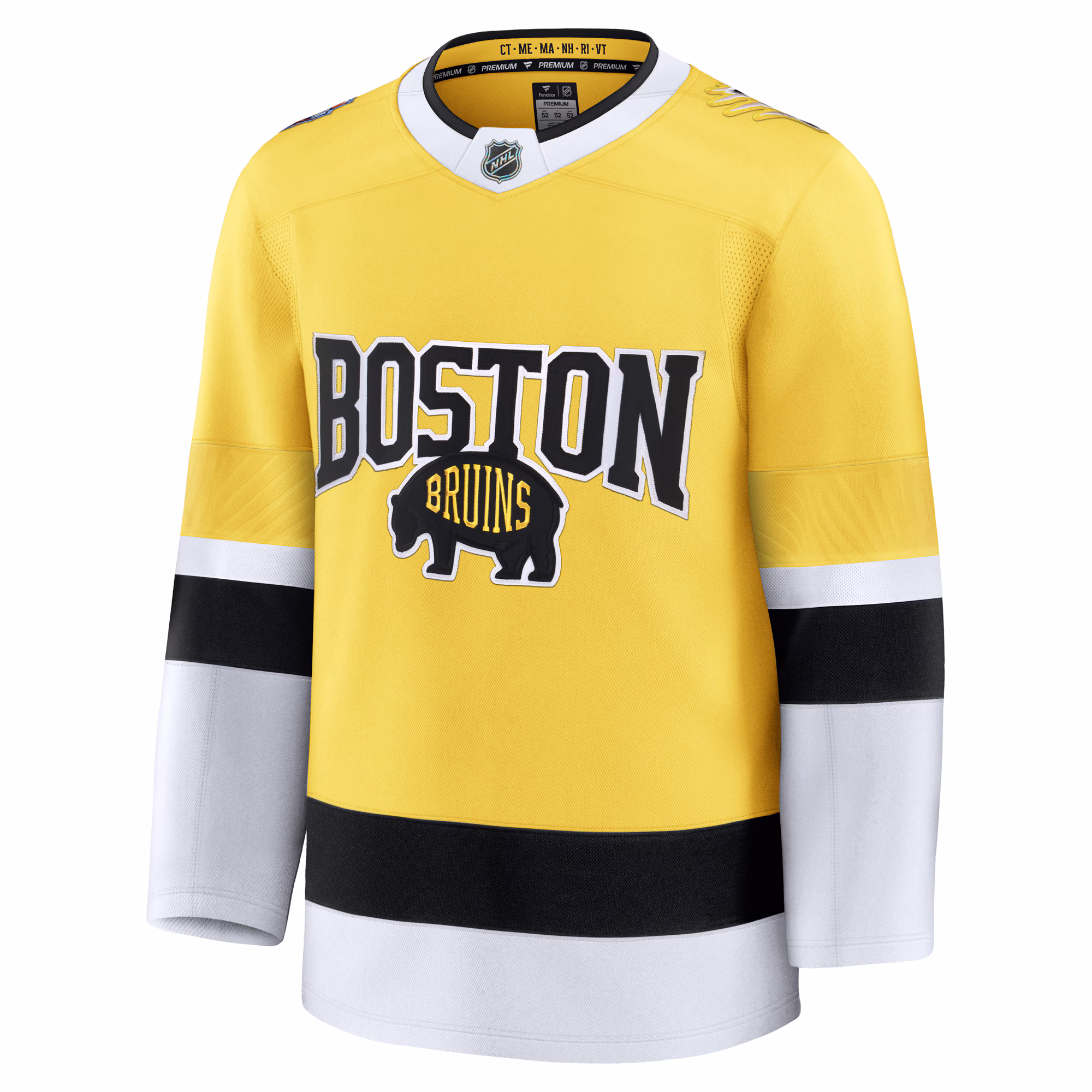 Boston Bruins Fanatics 2026 NHL Stadium Series Premium Jersey - Gold