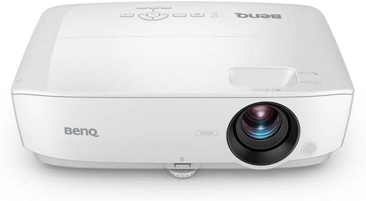 BenQ MW536 4000-Lumen WXGA DLP Projector with SmartEco Power Saving, 1.2x Zoom, Auto Vertical Keystone Image Adjustment, Adjustable Feet & Ceiling Mountable