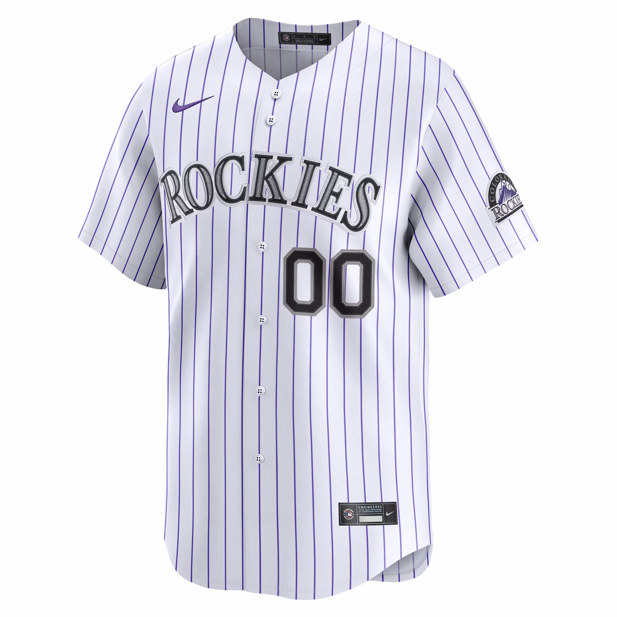 Colorado Rockies Nike Youth Home Custom Limited Jersey - White