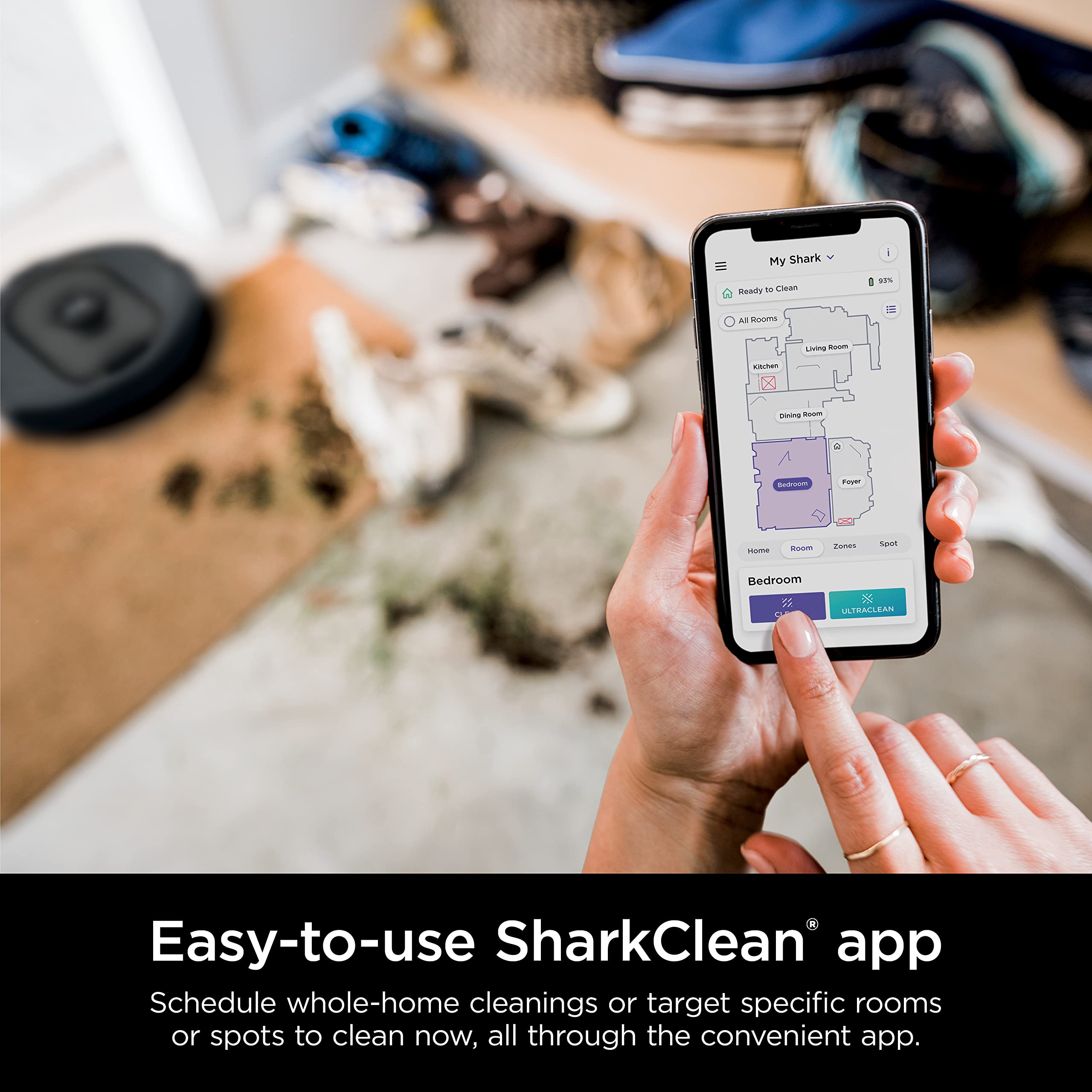 SHARK AV2501S AI Ultra Robot Vacuum - HEPA, Self-Empty, WiFi
