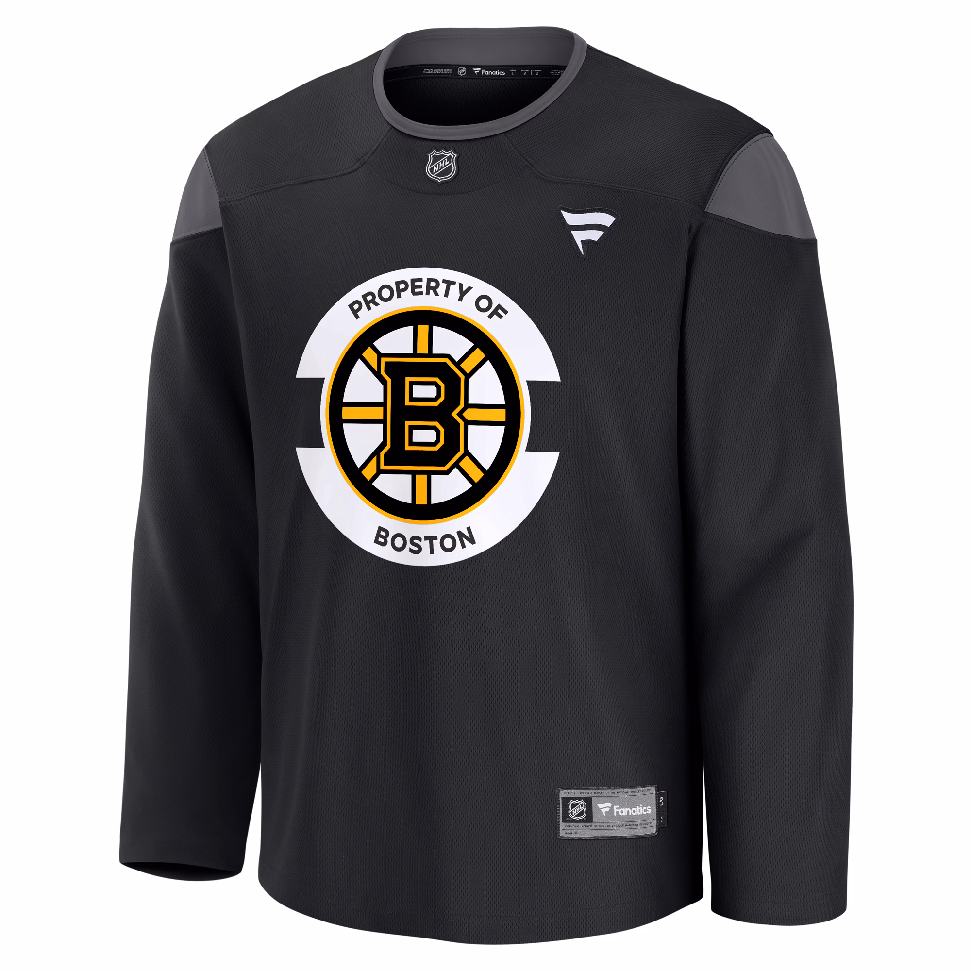 Boston Bruins Fanatics Practice Jersey - Black