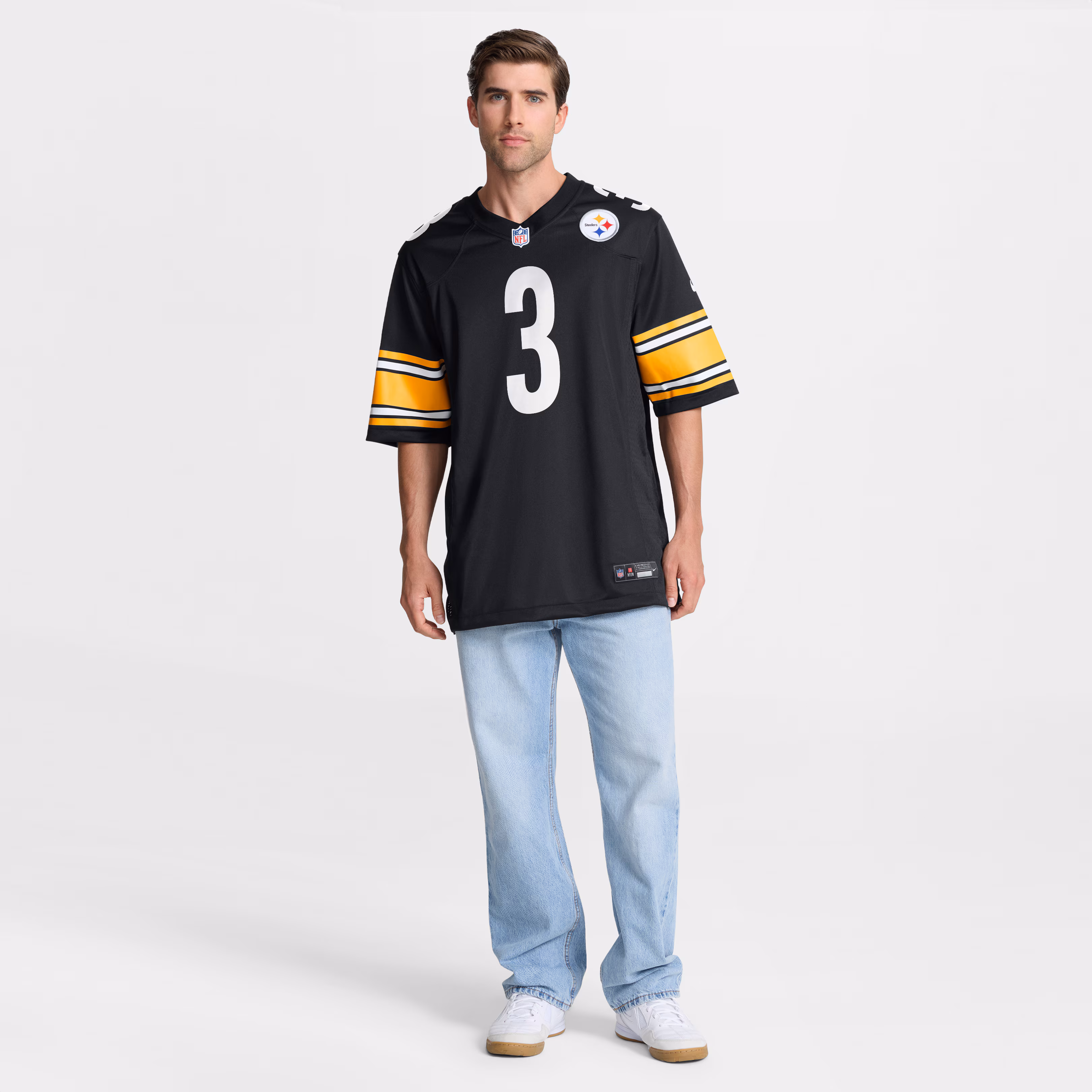Jaquan Brisker Pittsburgh Steelers Nike Team Game Jersey - Black