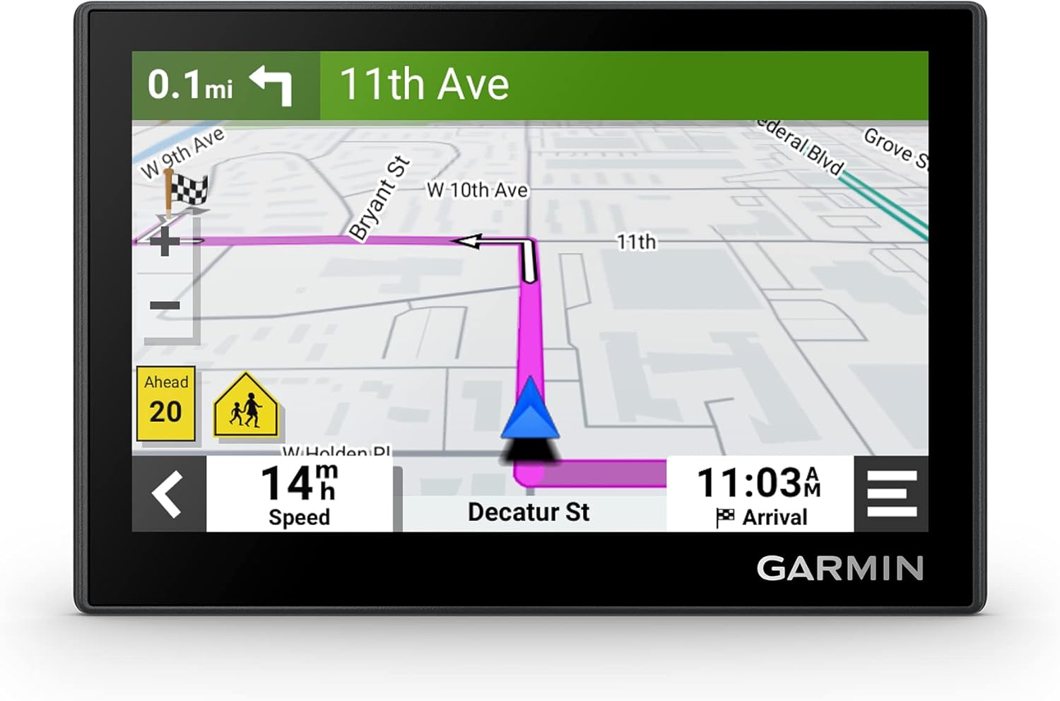 Garmin Drive™ 53 with Traffic, GPS Navigator, High-Resolution Touchscreen, Simple On-Screen Menus and Easy-to-See Map, Driver and Traffic Alerts (Renewed)