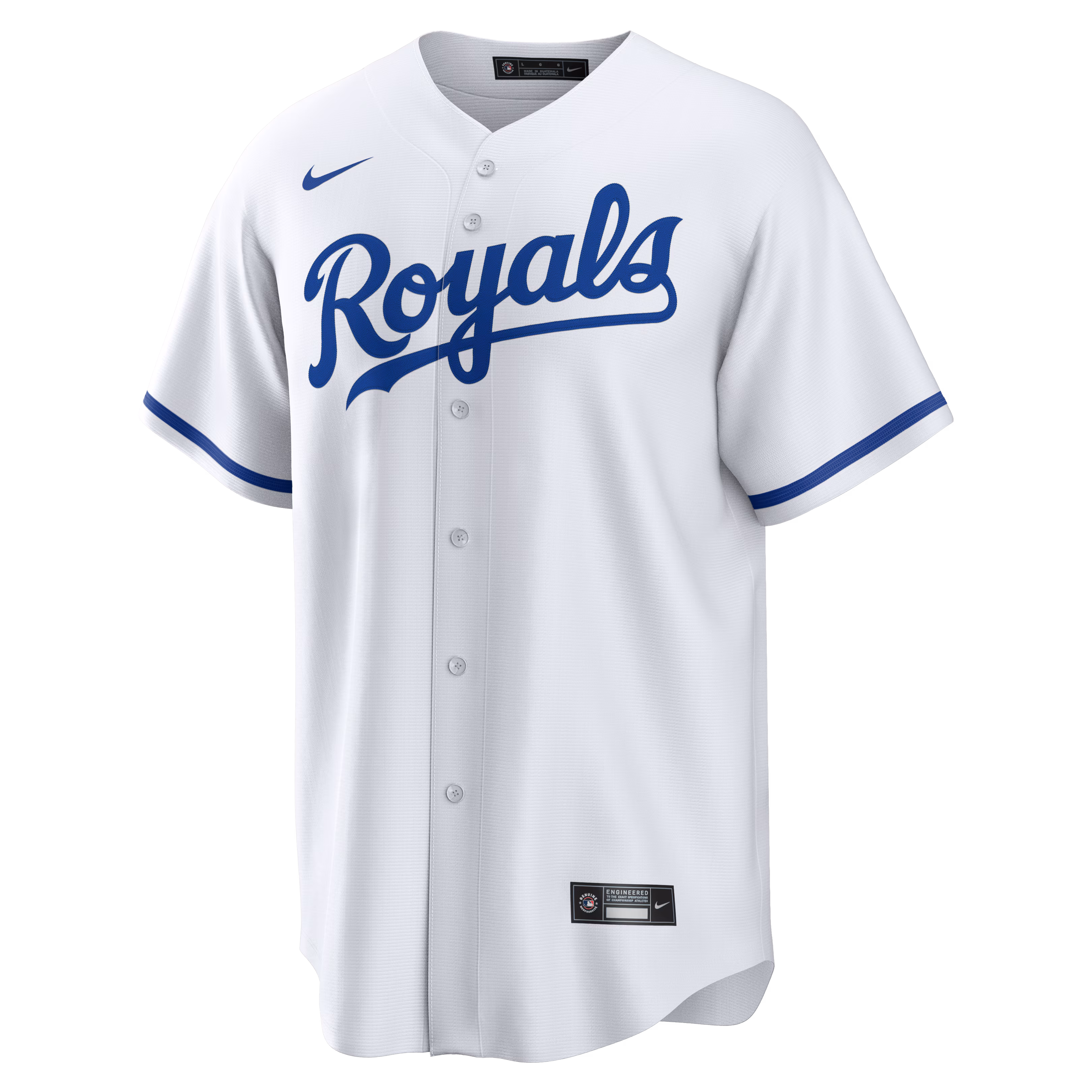 Kansas City Royals Nike Home Big & Tall Replica Jersey - White