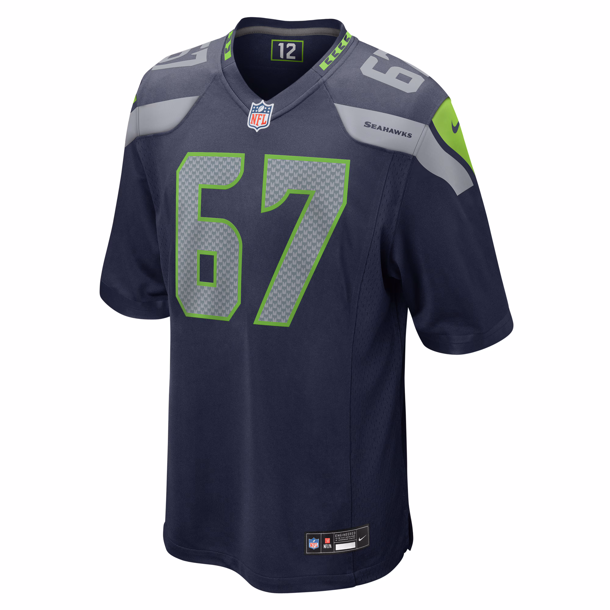 Charles Cross Seattle Seahawks Nike  Game Jersey -  College Navy