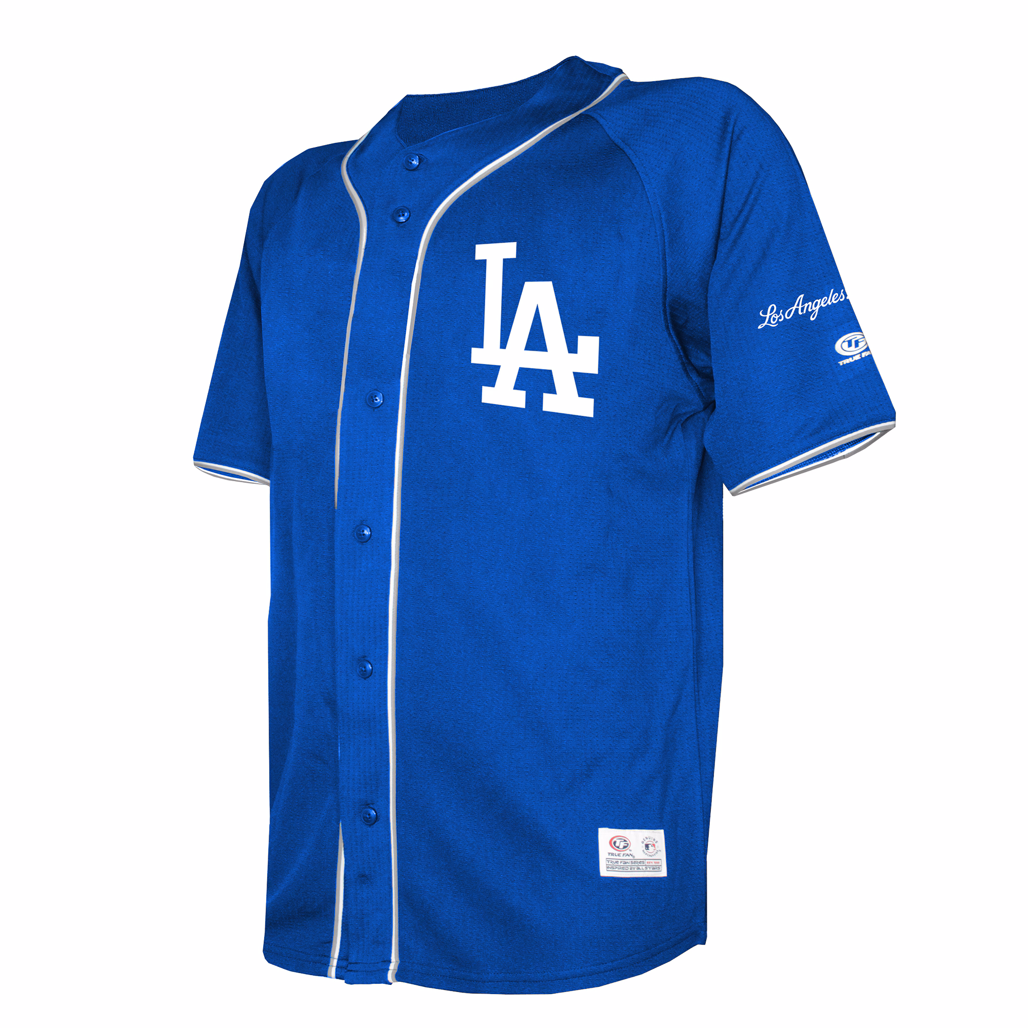 Los Angeles Dodgers Stitches Team Color Full-Button Fashion Jersey - Royal