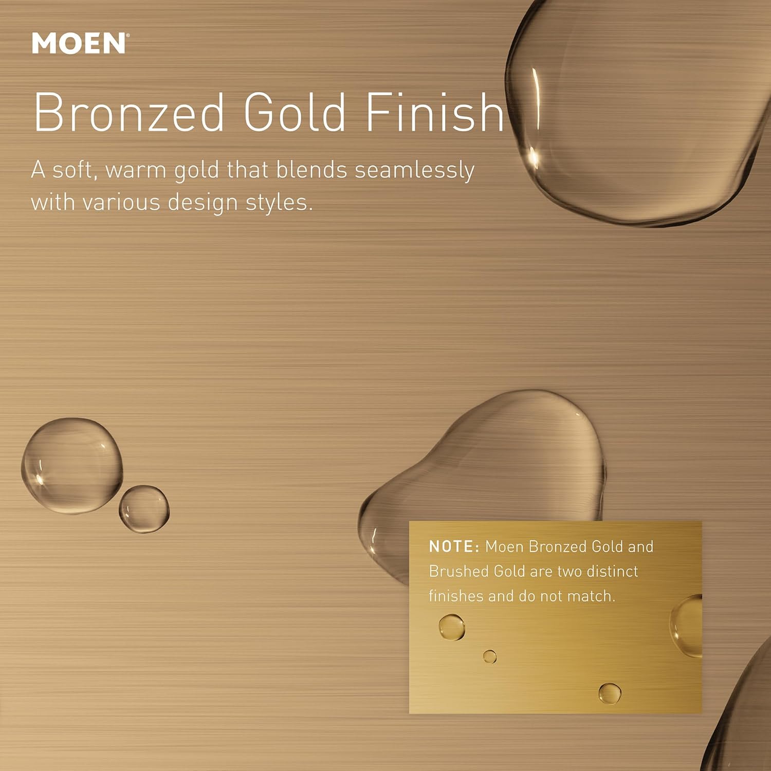 Moen Meena One Handle Kitchen Faucet with Pull Down Sprayer, High Arc Kitchen Sink Faucet Featuring Reflex System and Duralock Quick Connect, Bronzed Gold, 87270BZG