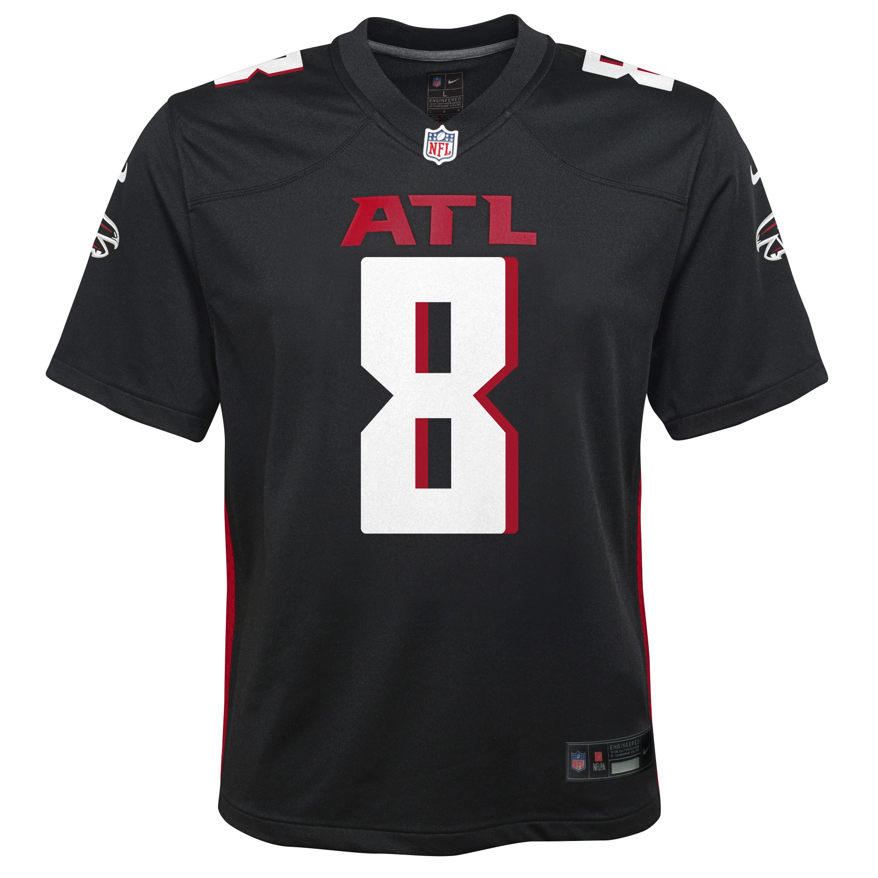 Kyle Pitts Sr. Atlanta Falcons Nike Youth Game Jersey - Black