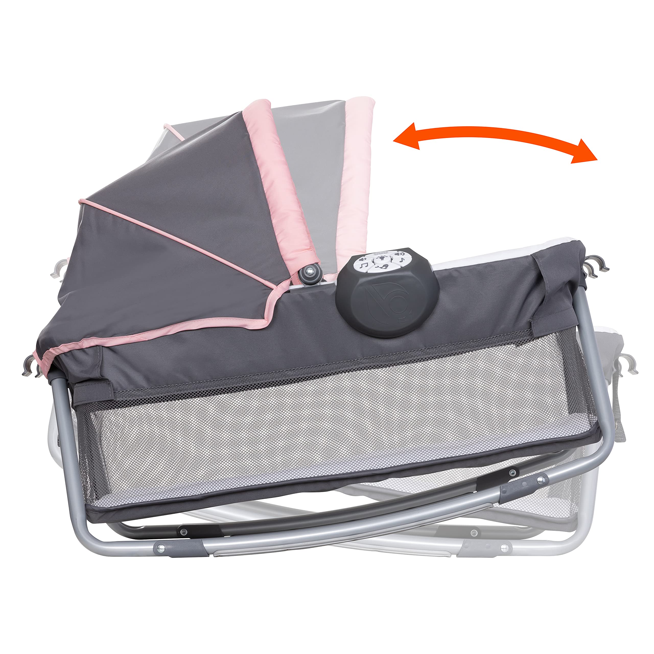 BABY TREND Lil' Snooze Deluxe III - Cozy Pink Sleep Solution