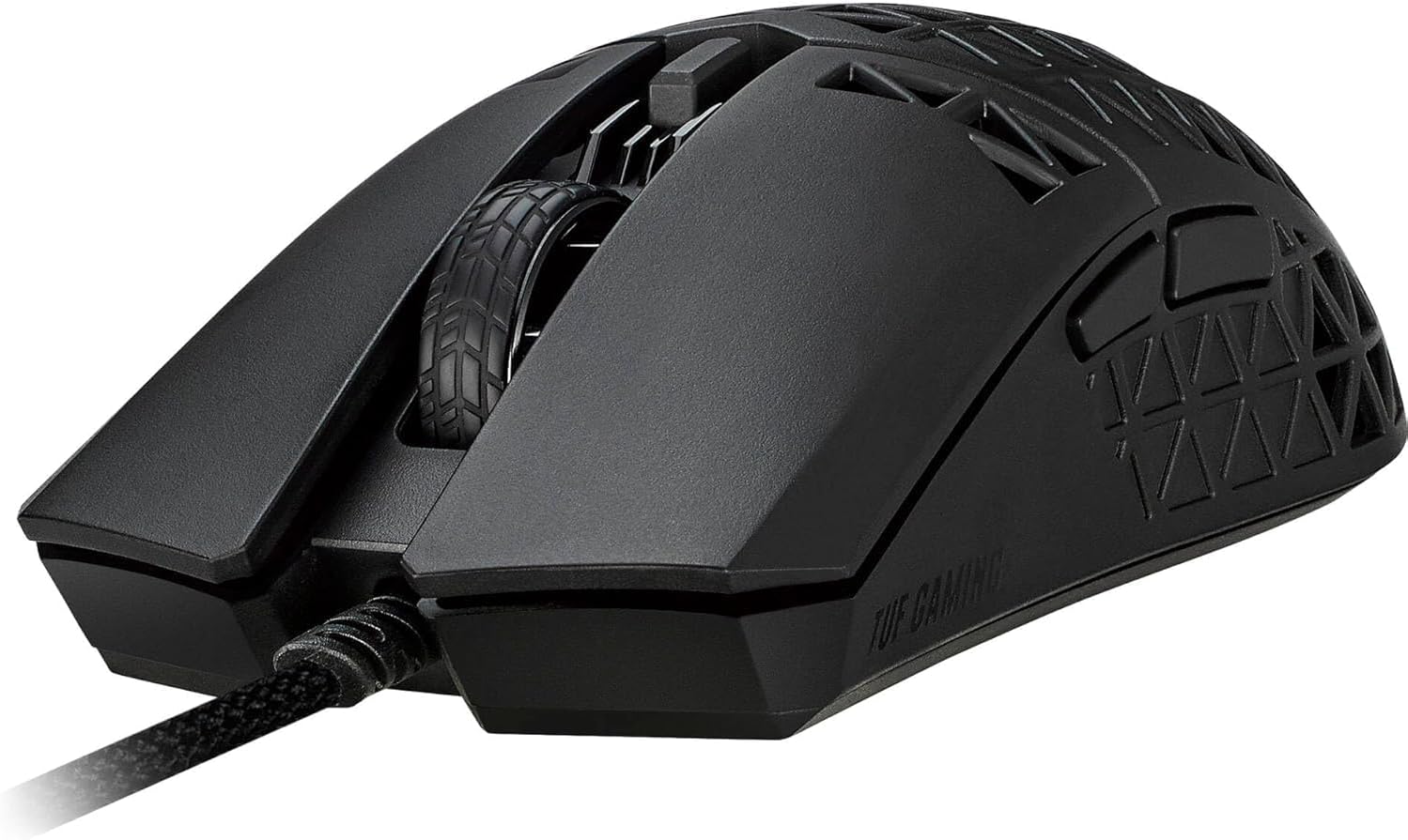 ASUS TUF M4 Air Wired Gaming Mouse-P307, Durable and Ultralight Air Shell Design, 16,000 DPI Optical Sensor, Six Tactile Buttons, IPX6 Water Resistance Bundle with ROG Strix Scope II Gaming Keyboard