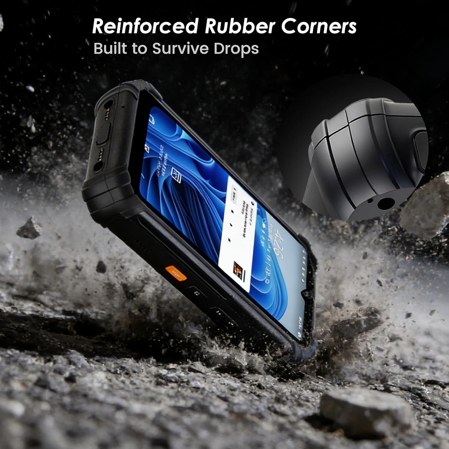 Kayoote SH66 6.5 inch Rugged Handheld Terminal with NLS-N1 Barcode Scanner & Charging Dock, Win 11 Pro, Twin Lake N150, 8GB+256GB, Data Terminal PDA, 1D/2D/QR Scan Engine, 4G LTE, WiFi 6, BT 5.2