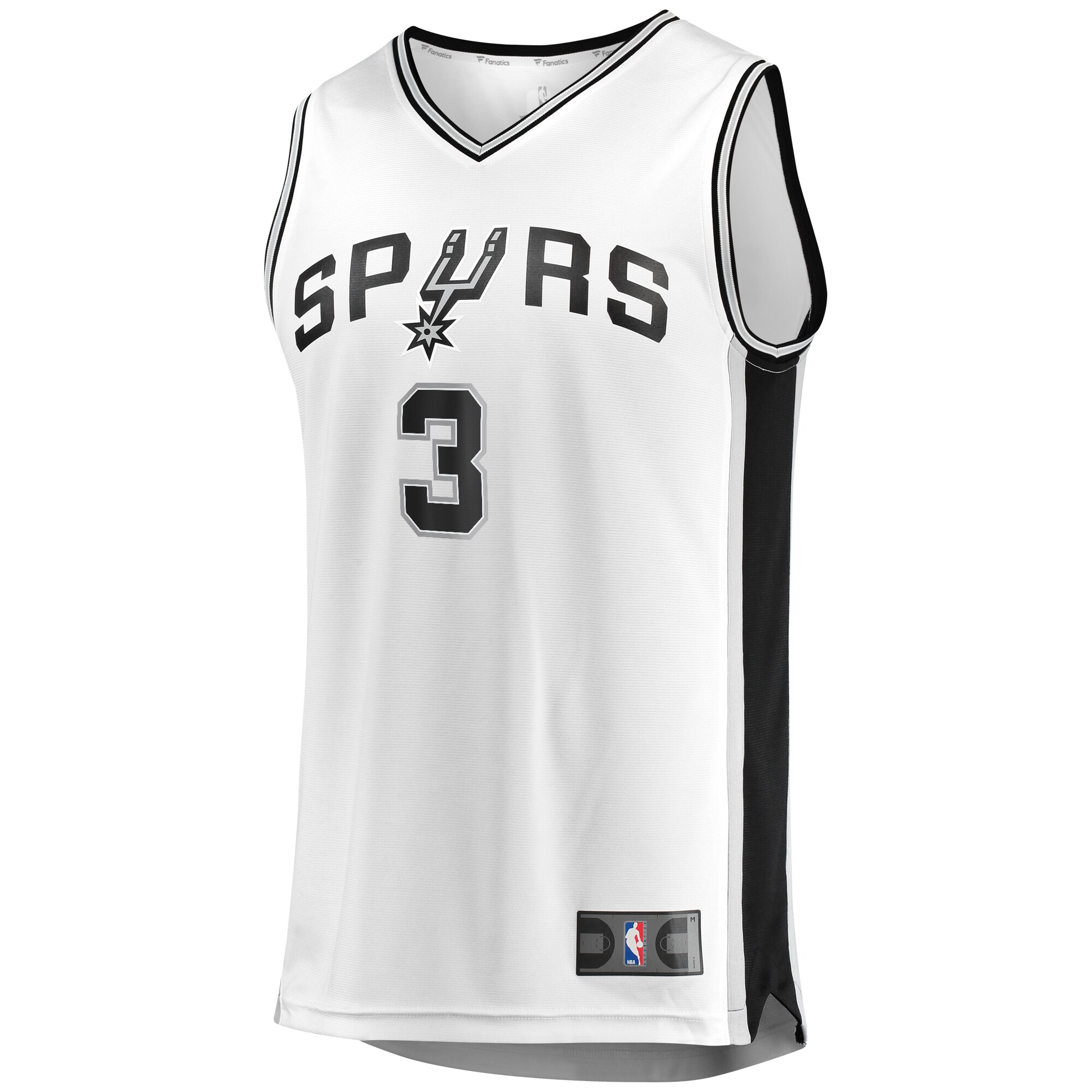Keldon Johnson San Antonio Spurs Fanatics Fast Break Association Jersey - White