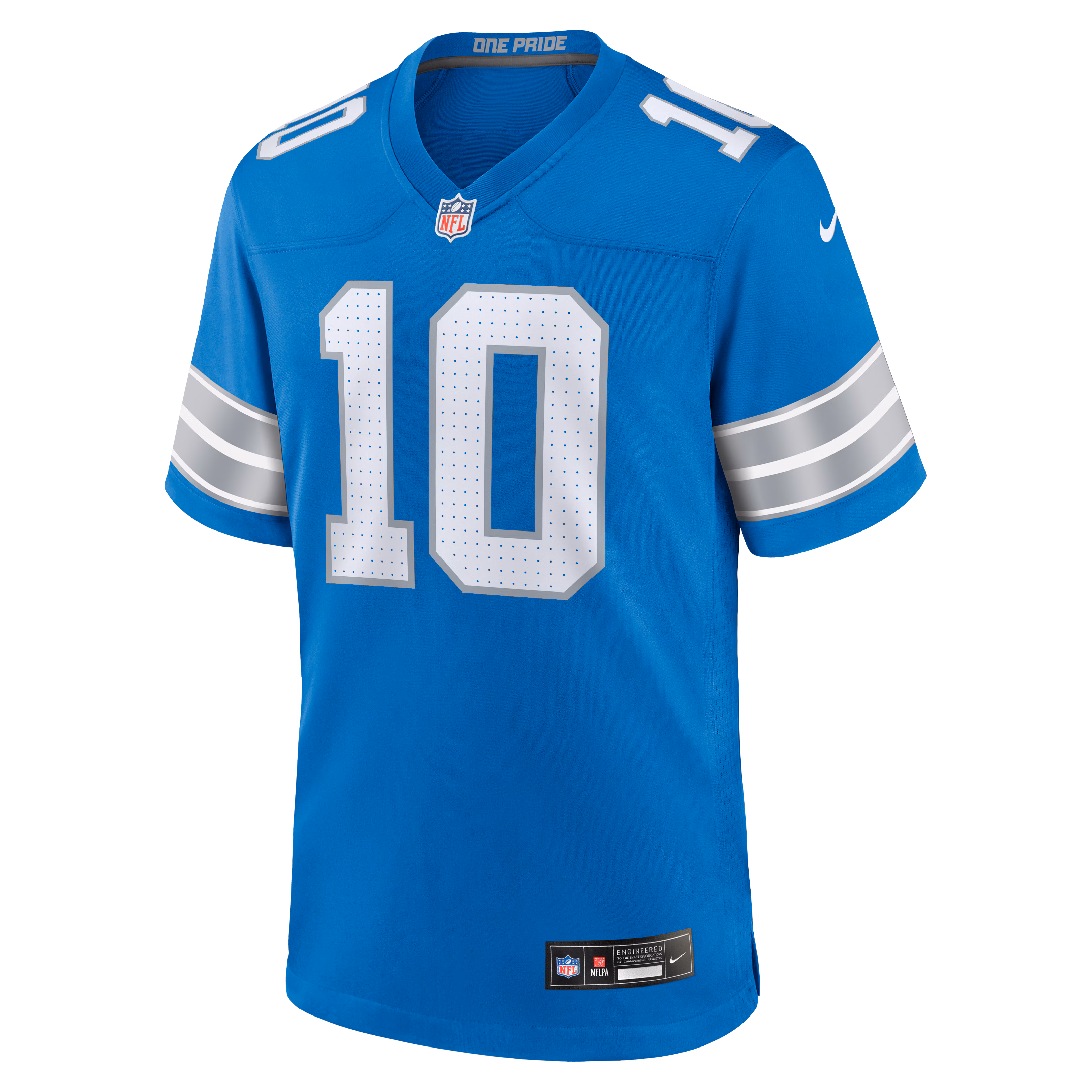 Isiah Pacheco Detroit Lions Nike Team Game Jersey -  Blue