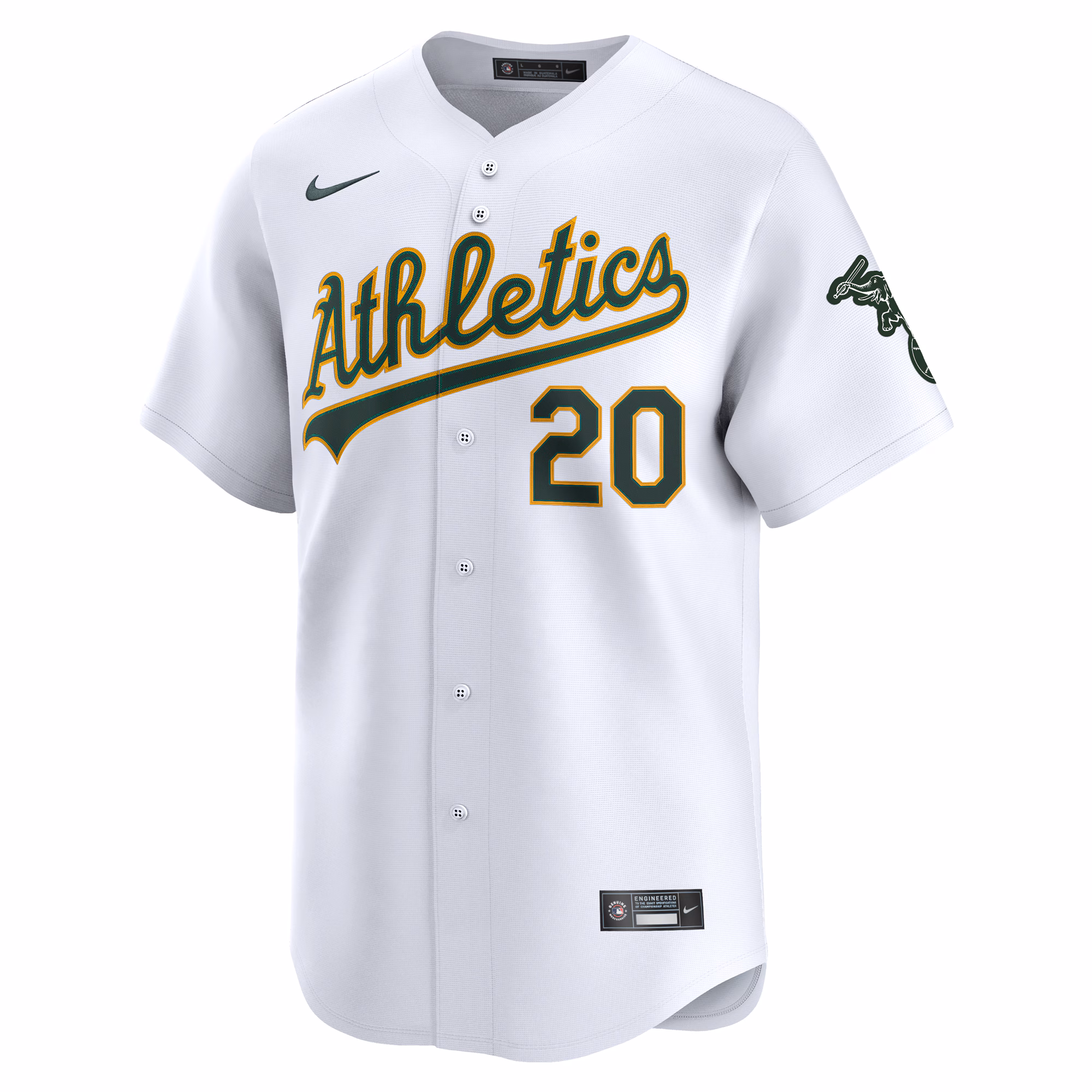 Zack Gelof Athletics Nike Home Limited Player Jersey - White