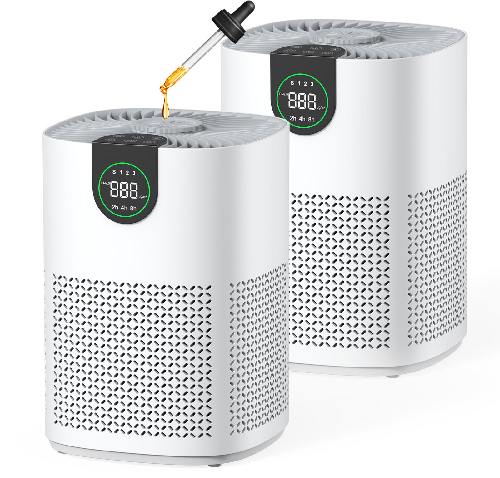 VEWIOR 2 Pack Air Purifiers for Home & Large Rooms