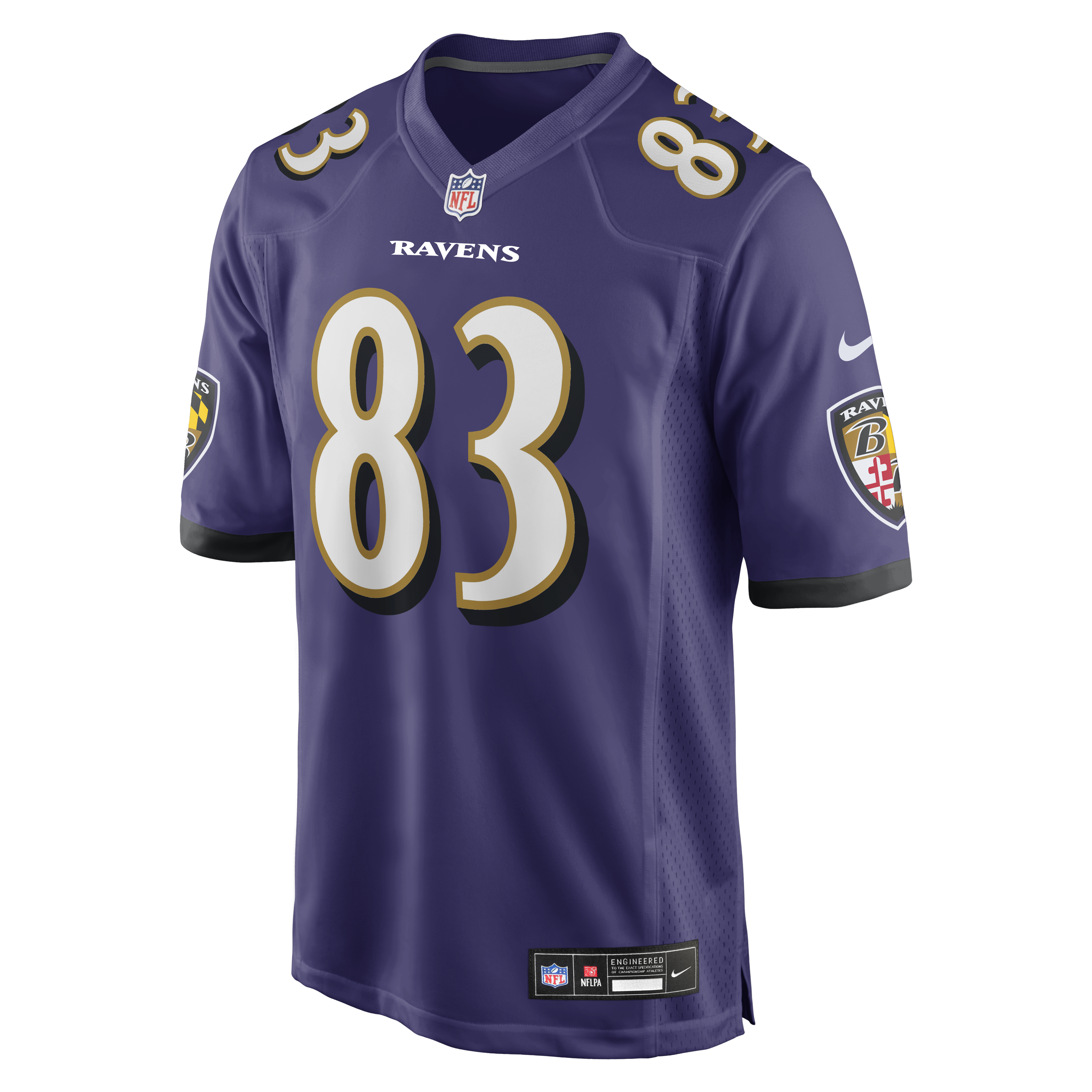 LaJohntay Wester Baltimore Ravens Nike Team Game Jersey -  Purple