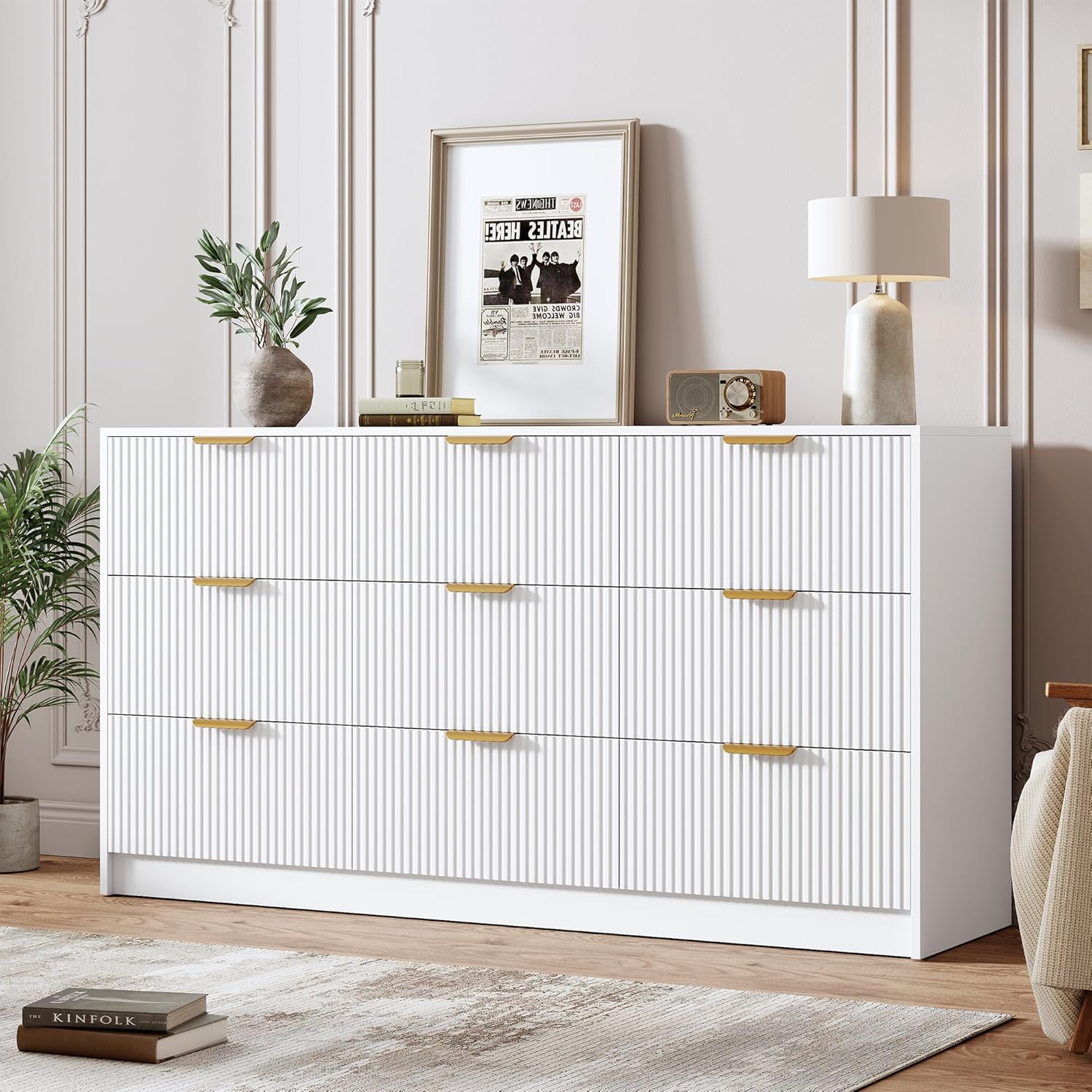 Garvee 9 Drawers Dresser for Bedroom - 59