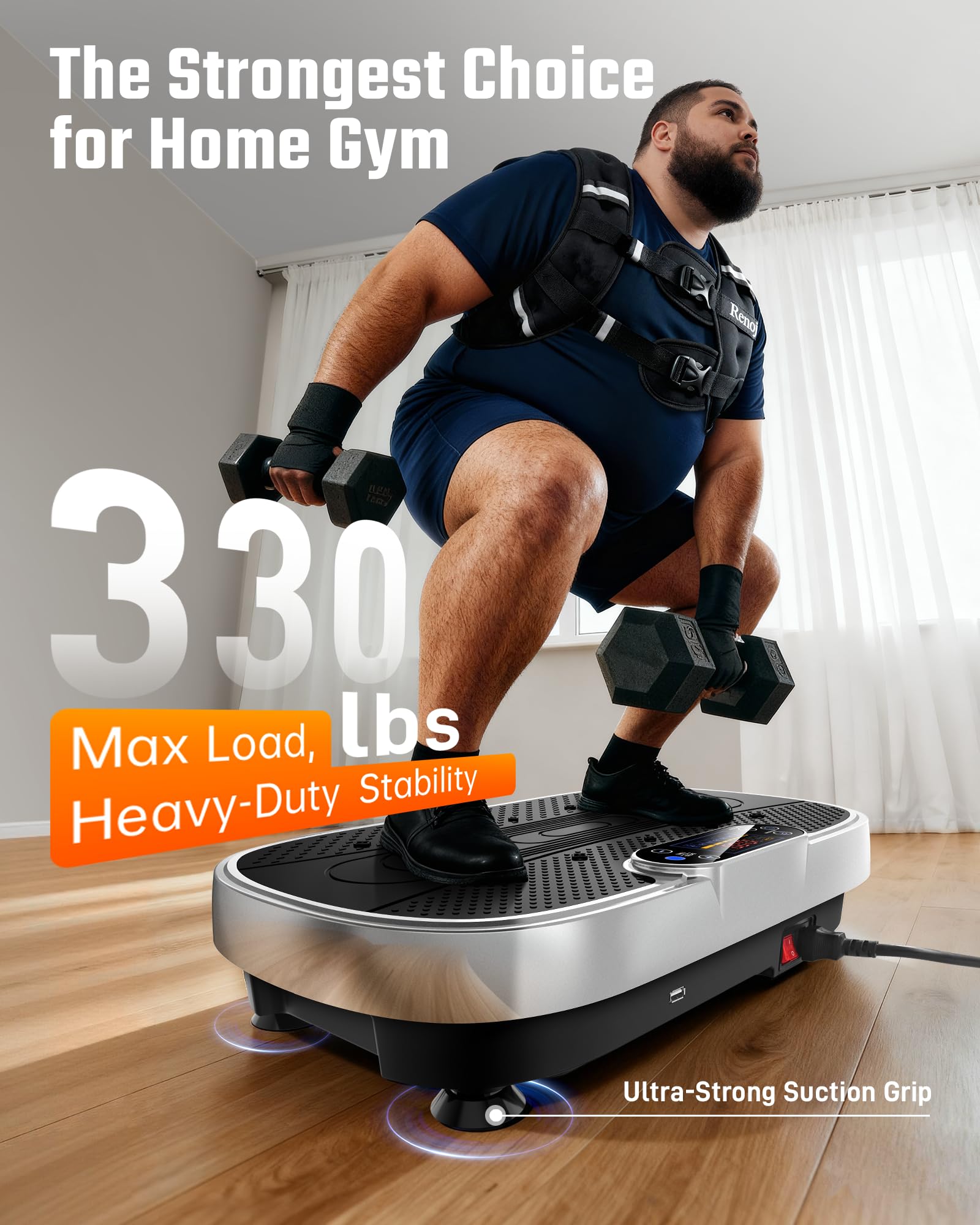 RENOJ Vibration Plate Exercise Machine for Weight Loss
