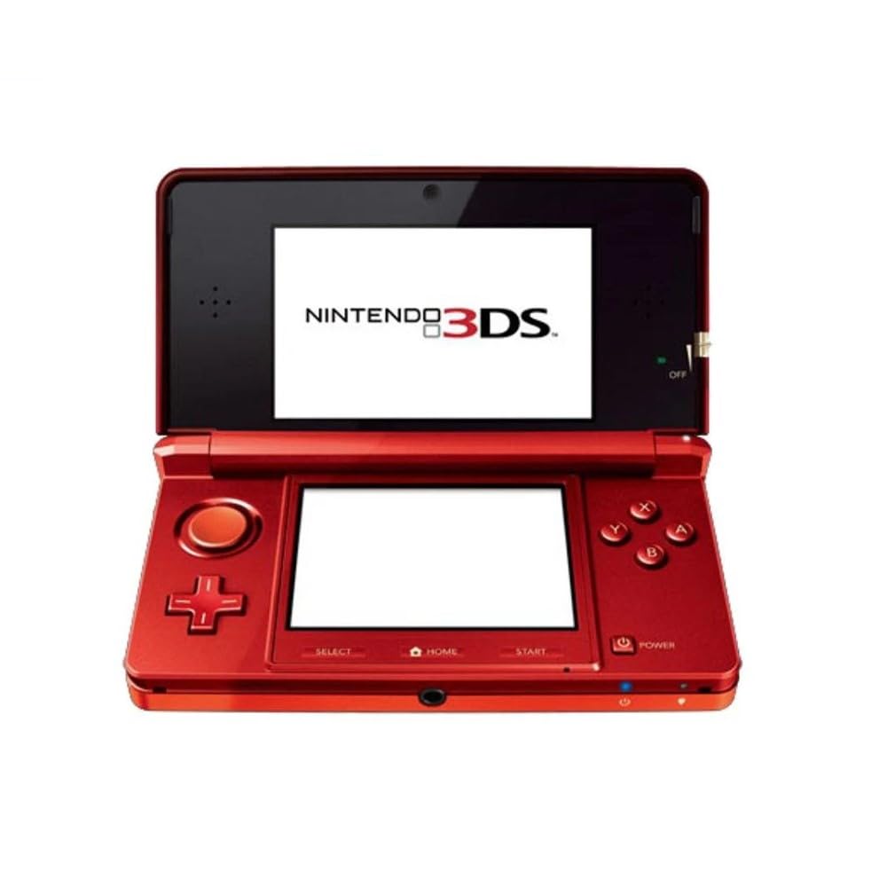 Nintendo 3DS Holiday Bundle - Flame Red with Super Mario 3D Land Pre-Installed (Renewed)