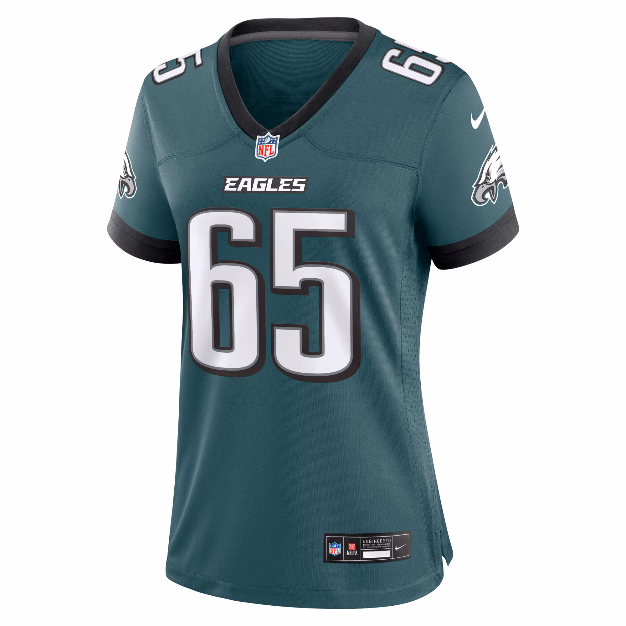 Lane Johnson Philadelphia Eagles Nike Women's Team Game Jersey -  Midnight Green