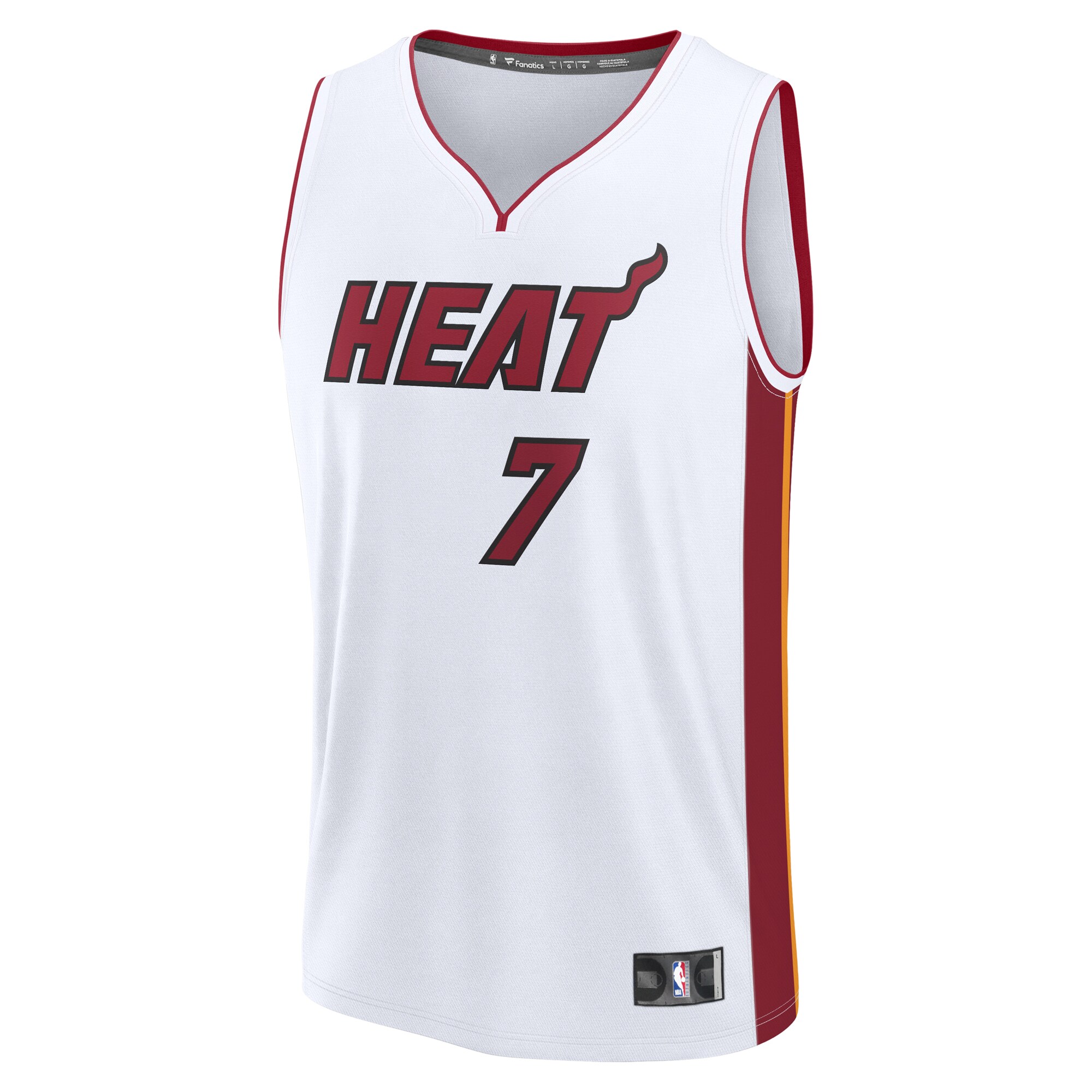 Kel'el Ware Miami Heat Fanatics Youth Fast Break Replica Player Jersey - Association - White Edition