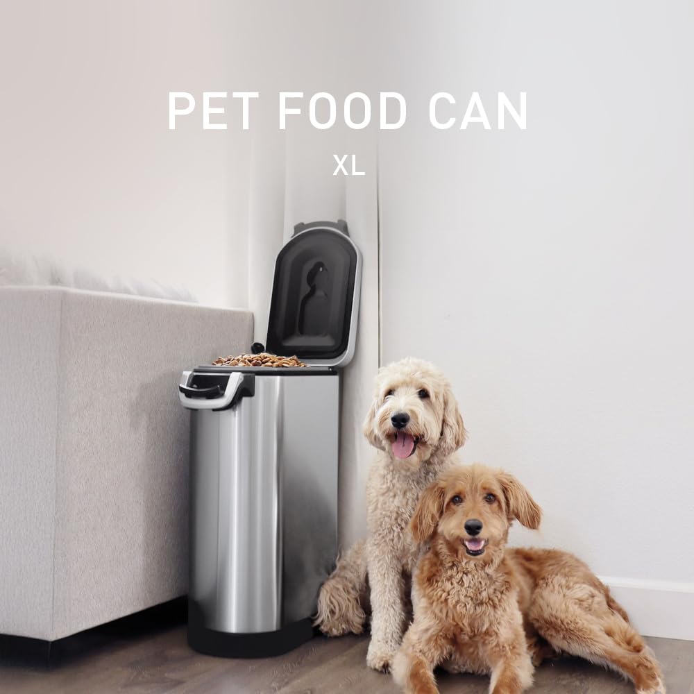SIMPLEHUMAN X-Large 35L Pet Food Storage Container - Stainless Steel