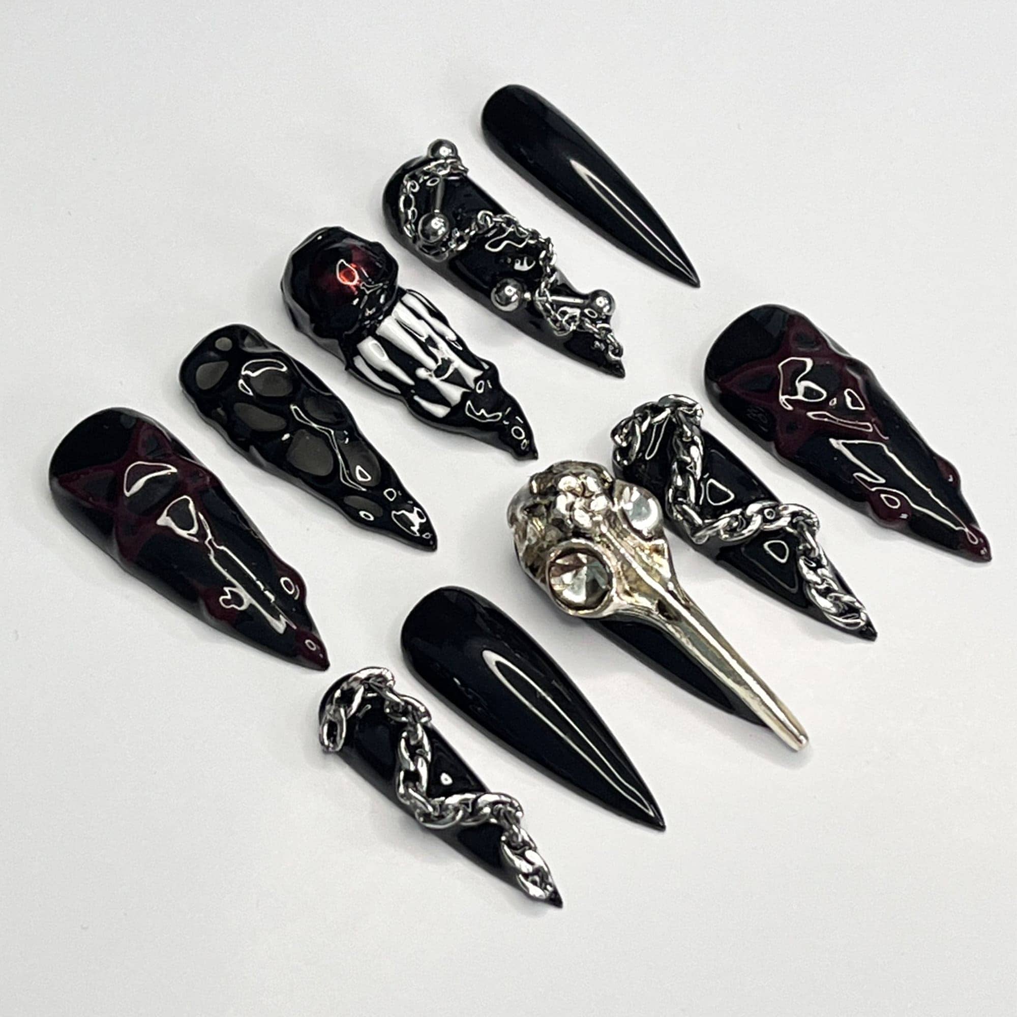Dark Obsession Press On NailsDark Obsession Press On Nails - SAYEGIRLS