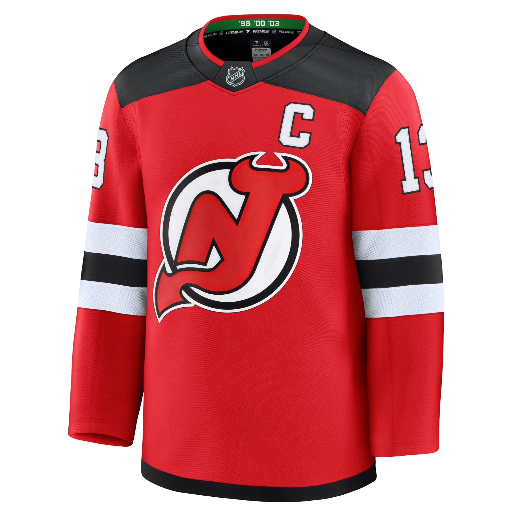 Nico Hischier New Jersey Devils Fanatics Home Premium Jersey - Red