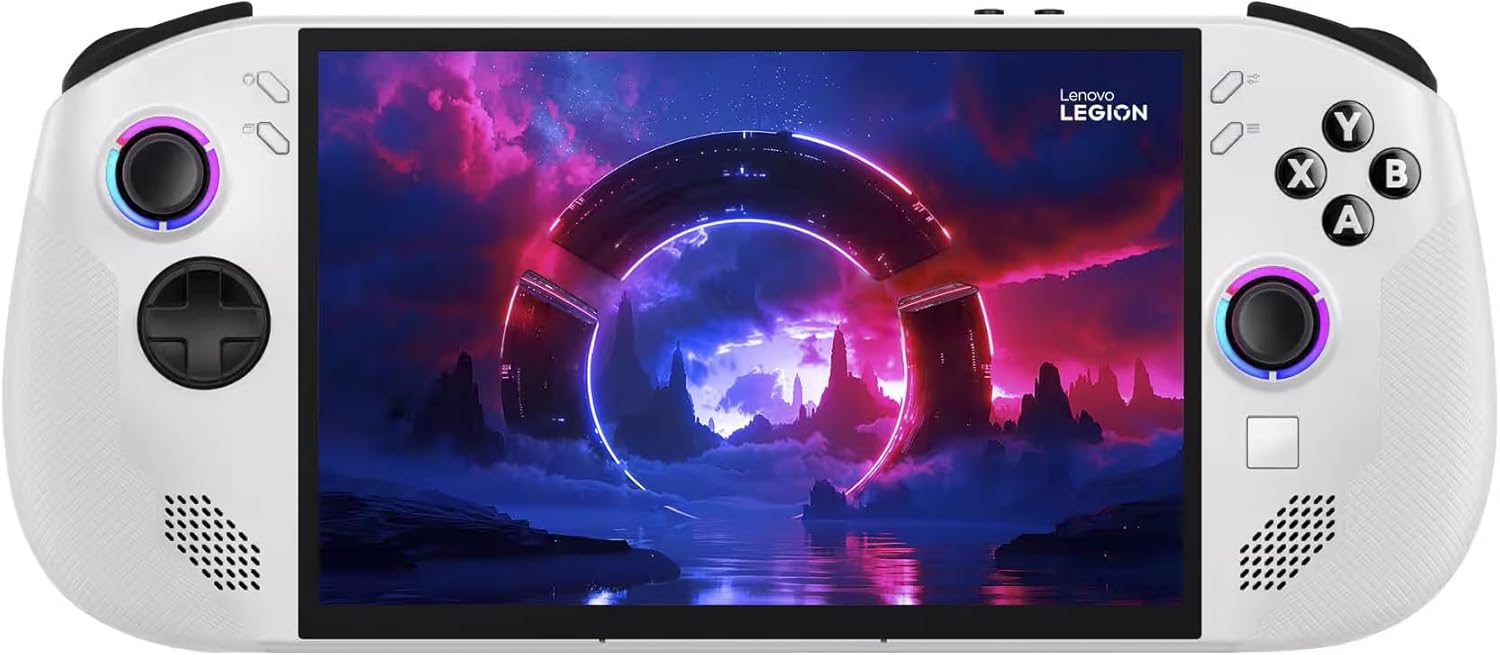 Lenovo Legion Go S 512GB SSD AMD Ryzen Z2 Go CPU Gaming Handheld 8-inch Touchscreen 120Hz, Win11, White, Mytrix Hub, 128GB MicroSD Card, 4 Accessories: 5 in 1 Bundle