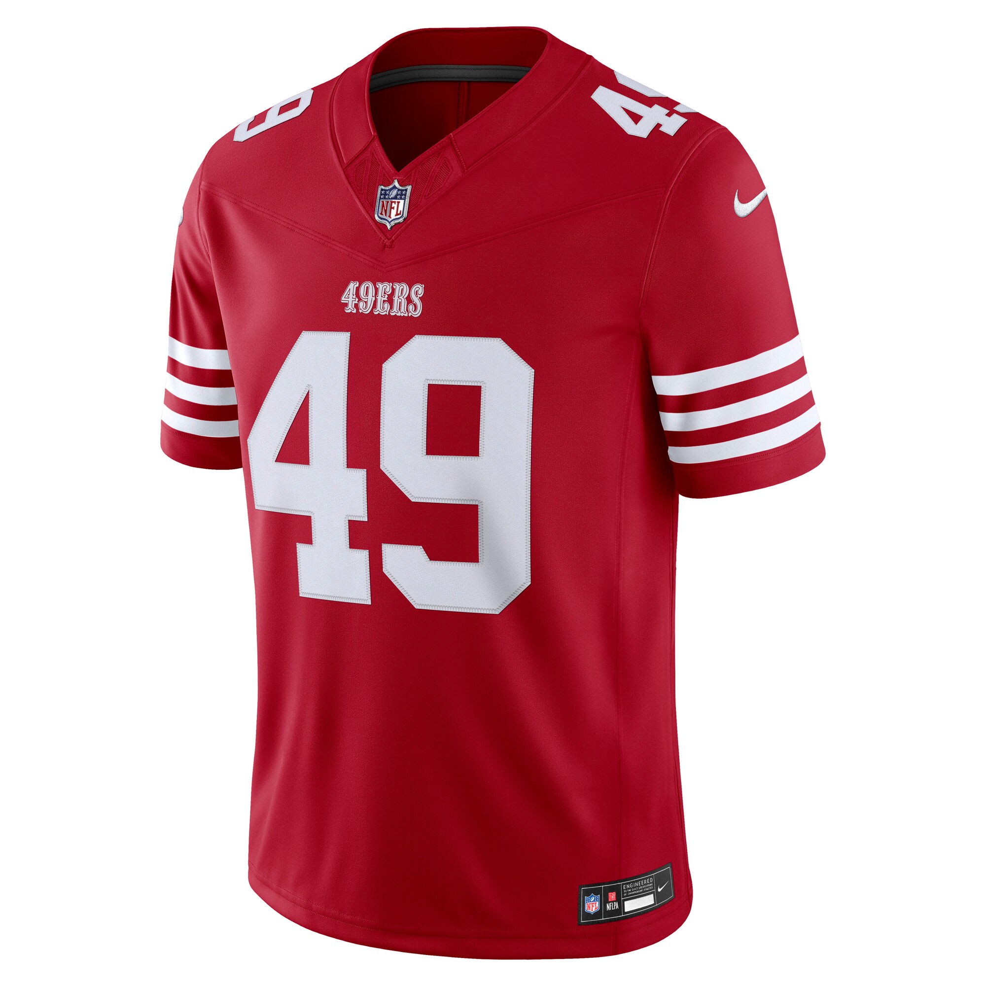 The Faithful San Francisco 49ers Nike Vapor F.U.S.E. Stitched Limited Jersey - Scarlet