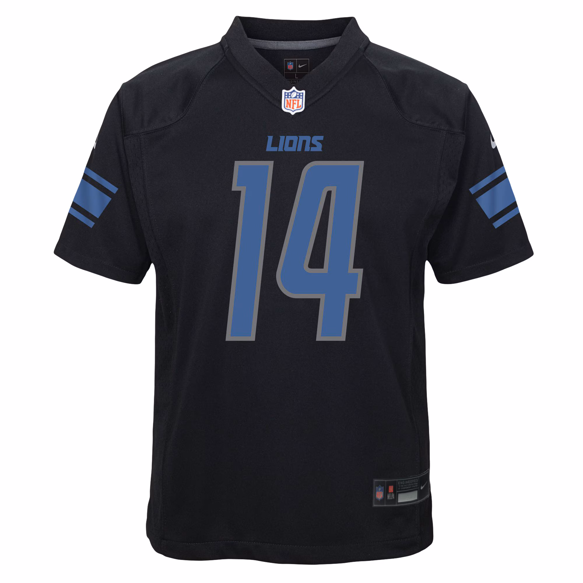 Amon-Ra St. Brown Detroit Lions Nike Youth Game Jersey - Black