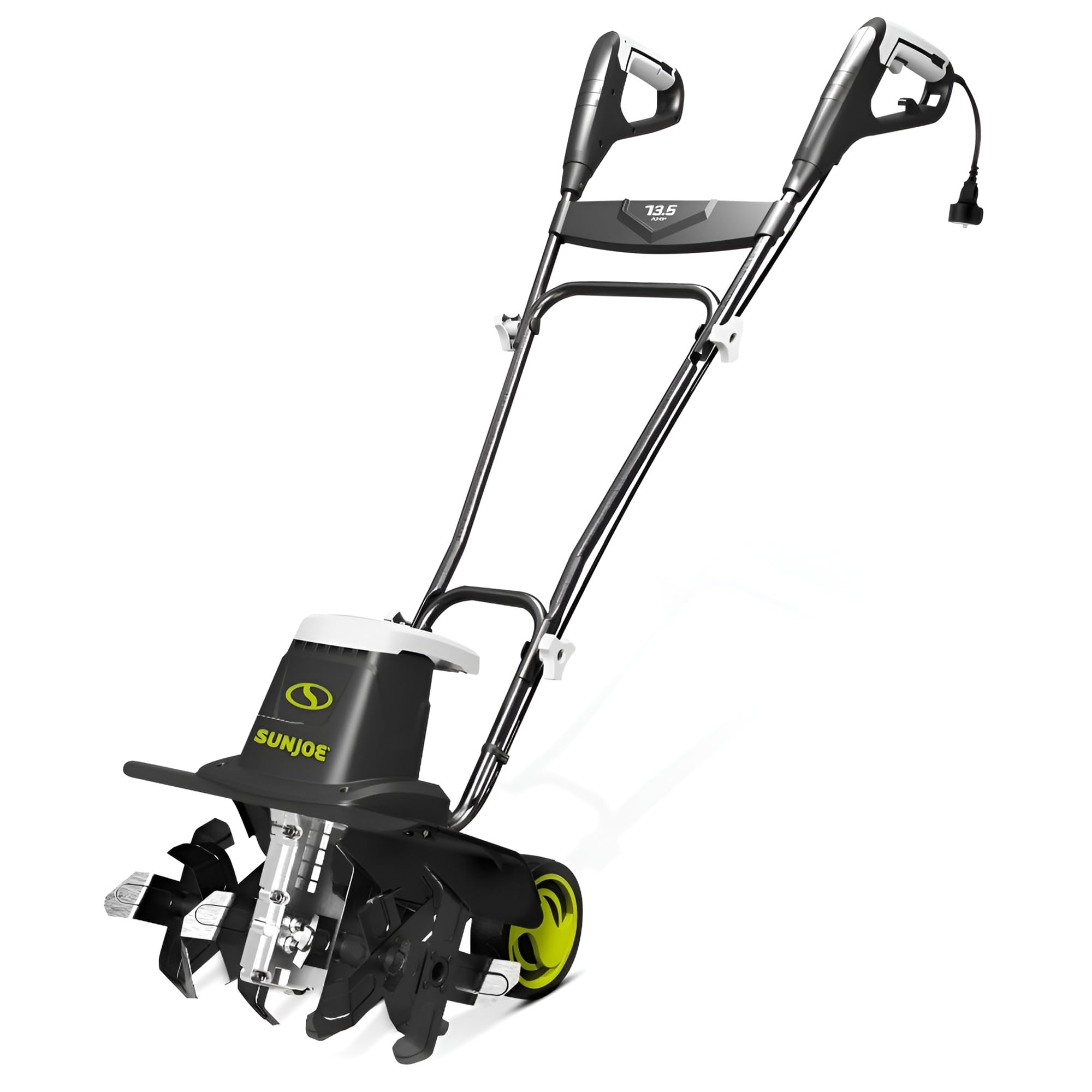 SUN JOE Corded Electric Garden Tiller - 16 Inch, 13.5 Amp