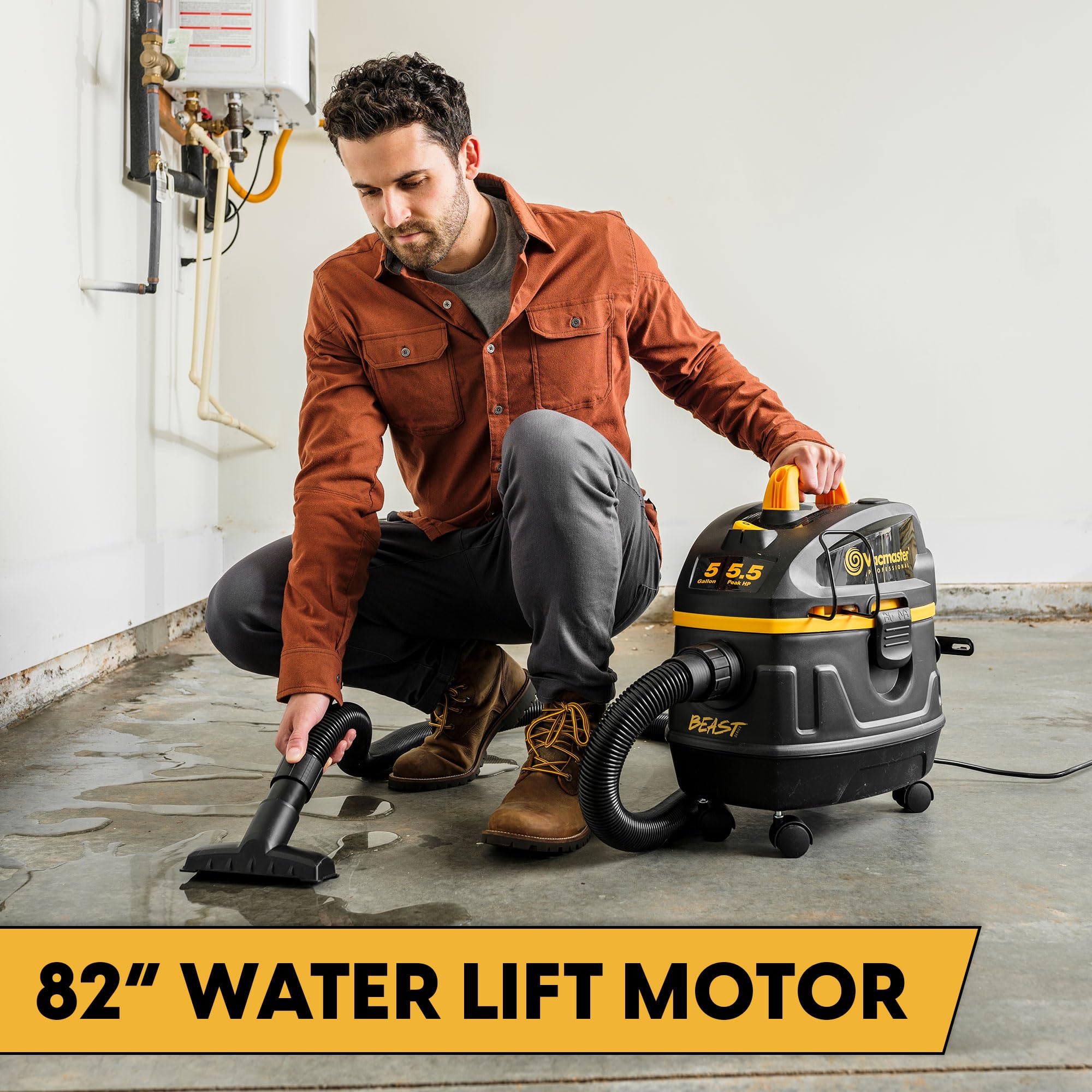 VACMASTER Professional Beast VFB511H 5-Gallon Wet/Dry Vac