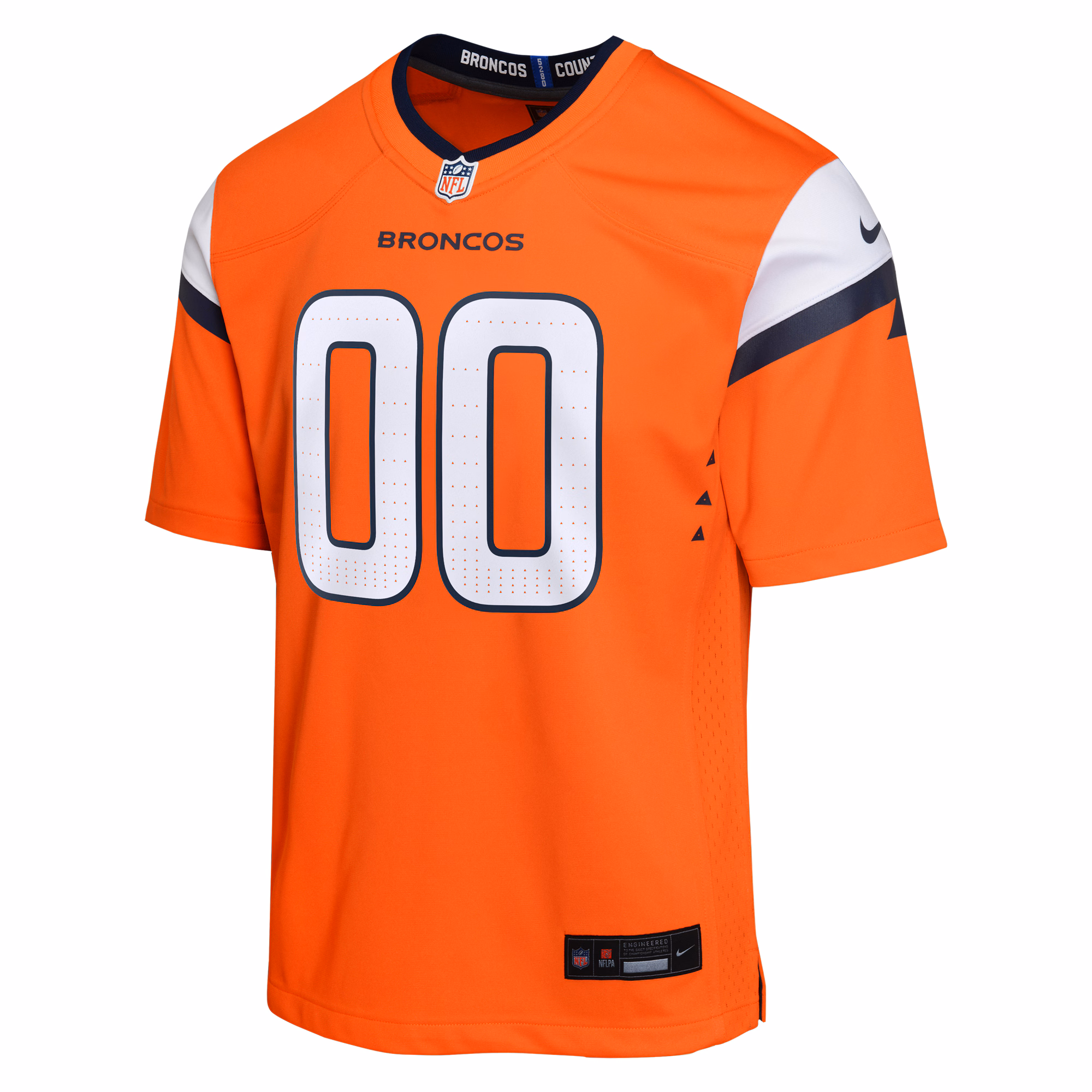 Denver Broncos Nike Youth Team Custom Game Jersey - Orange