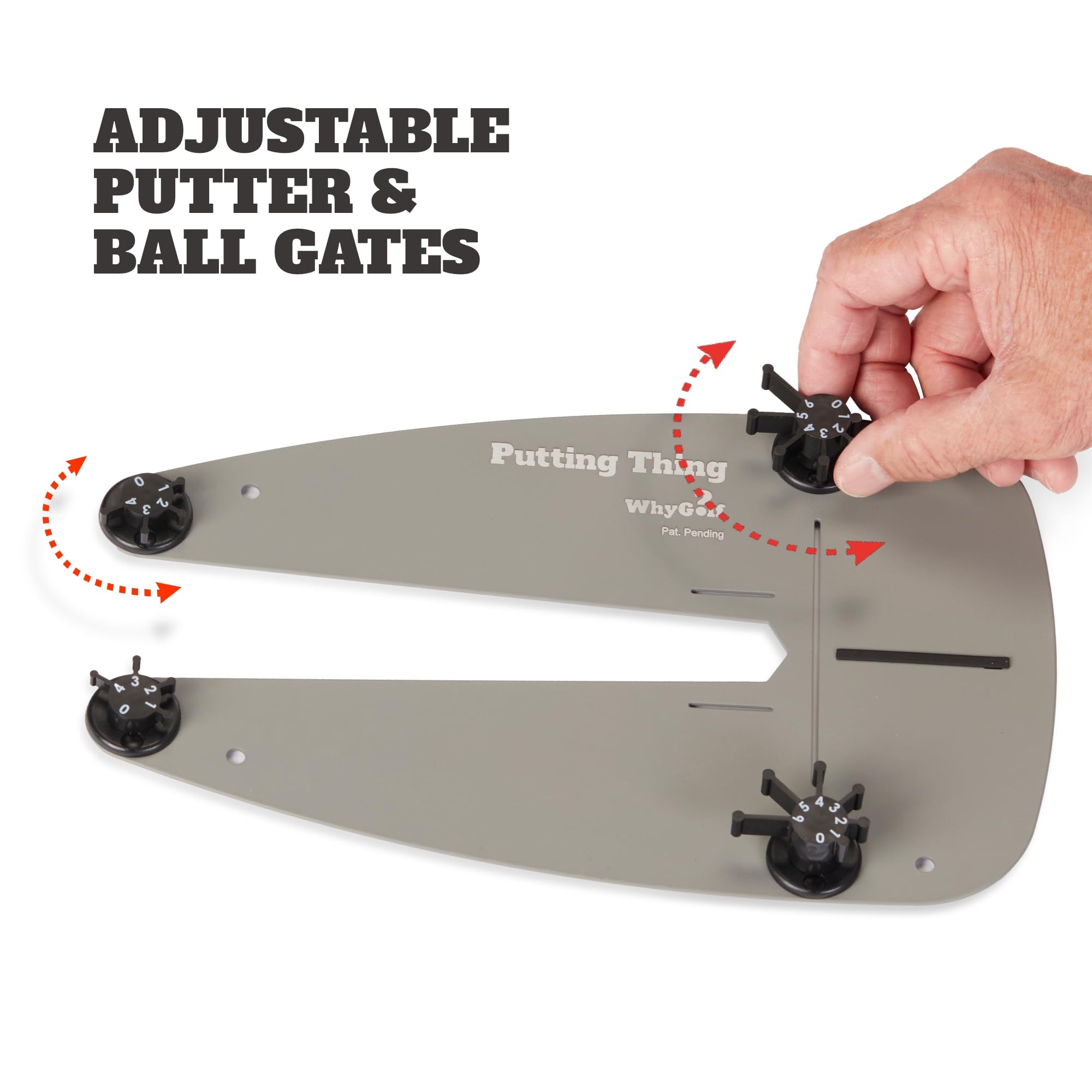 WHYGOLF Putting System - Golf Training Aid for Stroke Accuracy