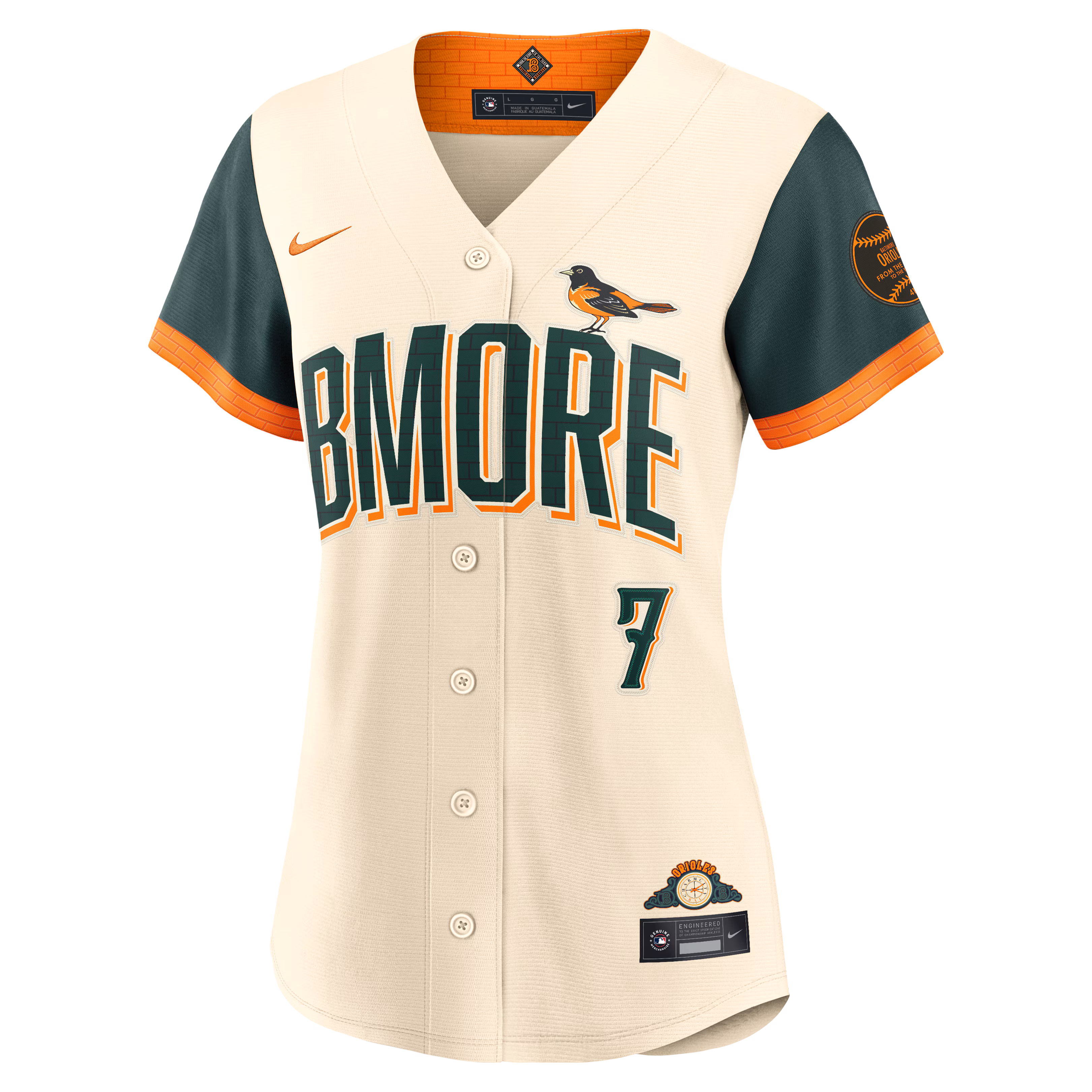 Jackson Holliday Baltimore Orioles Nike Women's 2026 City Connect Stadium Jersey - Cream