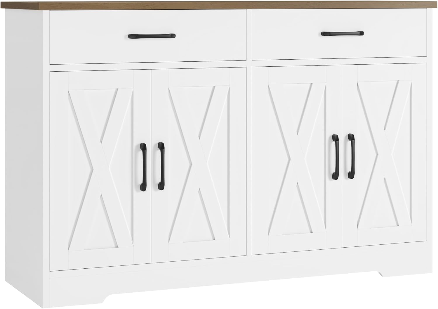 HOSTACK Buffet Cabinet with Storage, 47.2