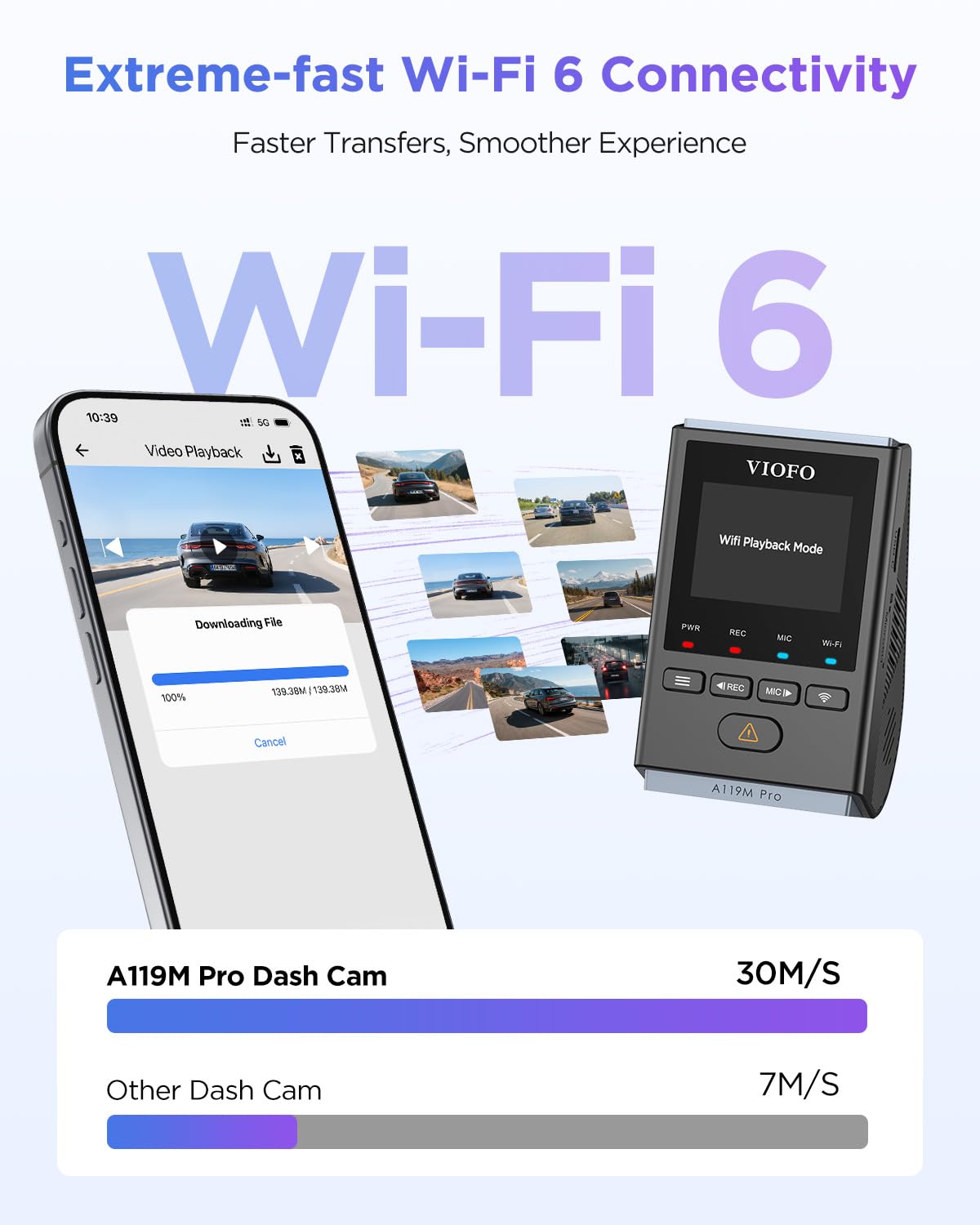 VIOFO A119M Pro 4K Mini Dash Cam with Night Vision