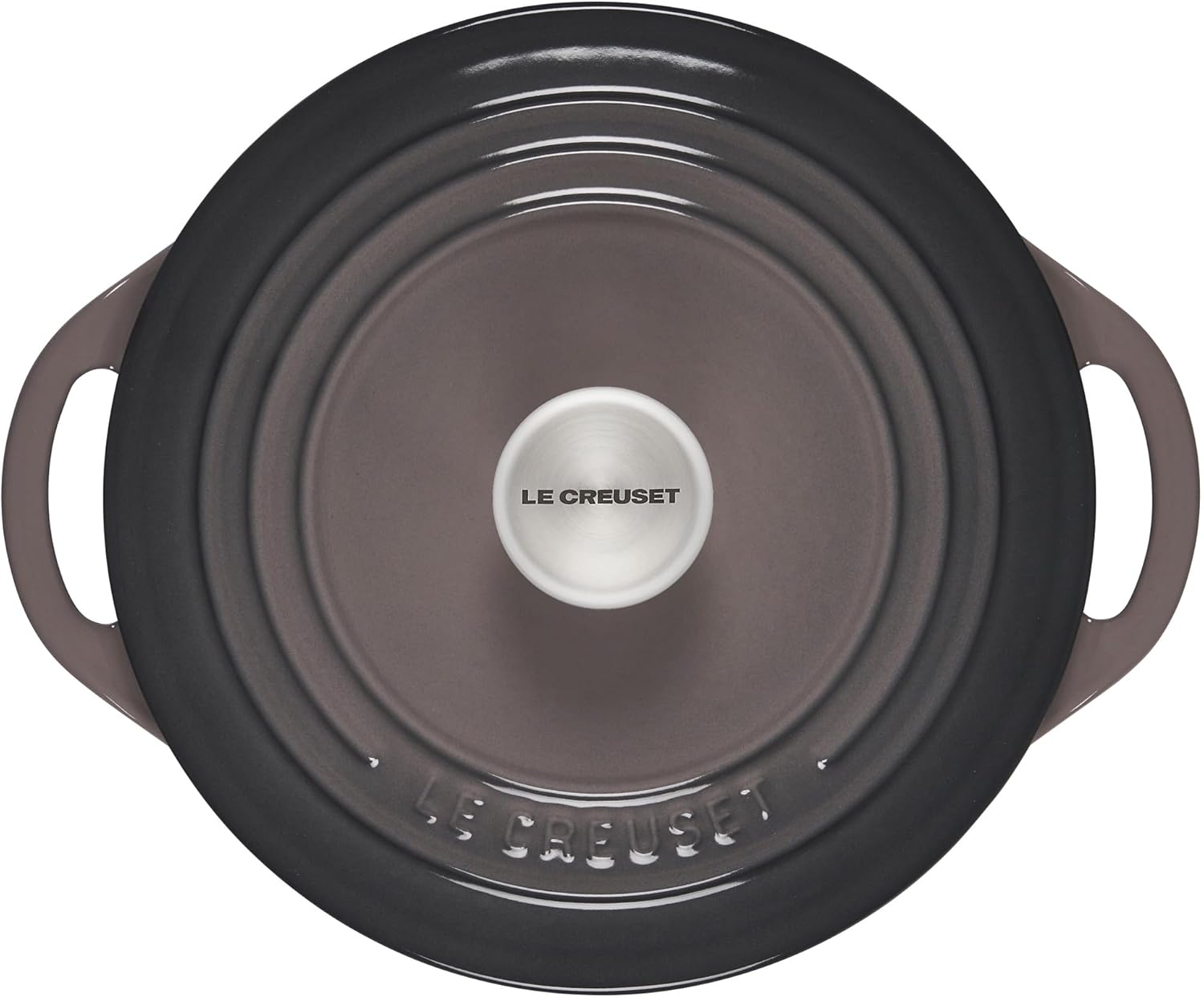 Le Creuset Cast Iron Shallow Round Dutch Oven, 2.75qt, Oyster