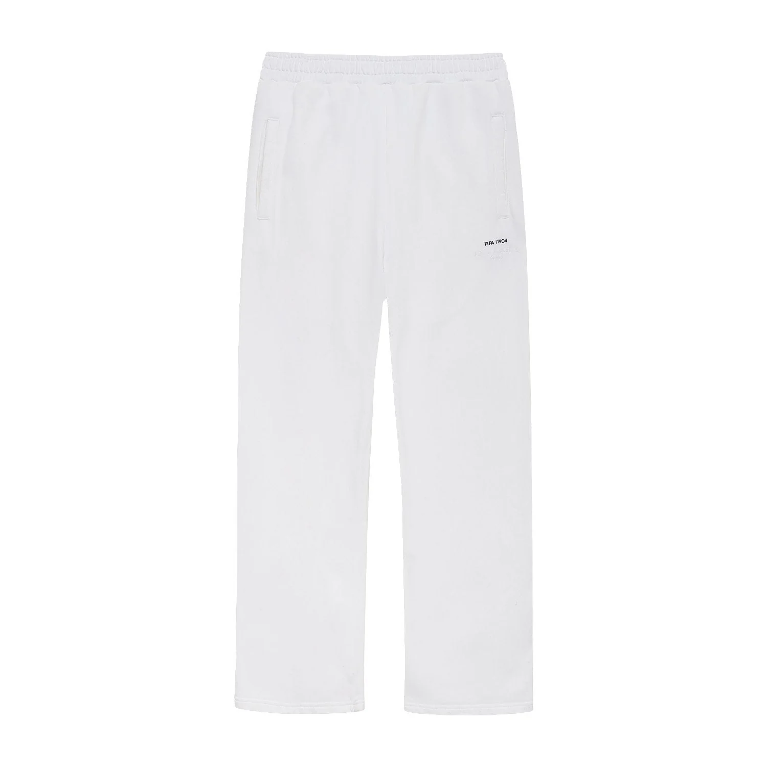 FIFA 1904 Stacked White Sweatpants - Unisex