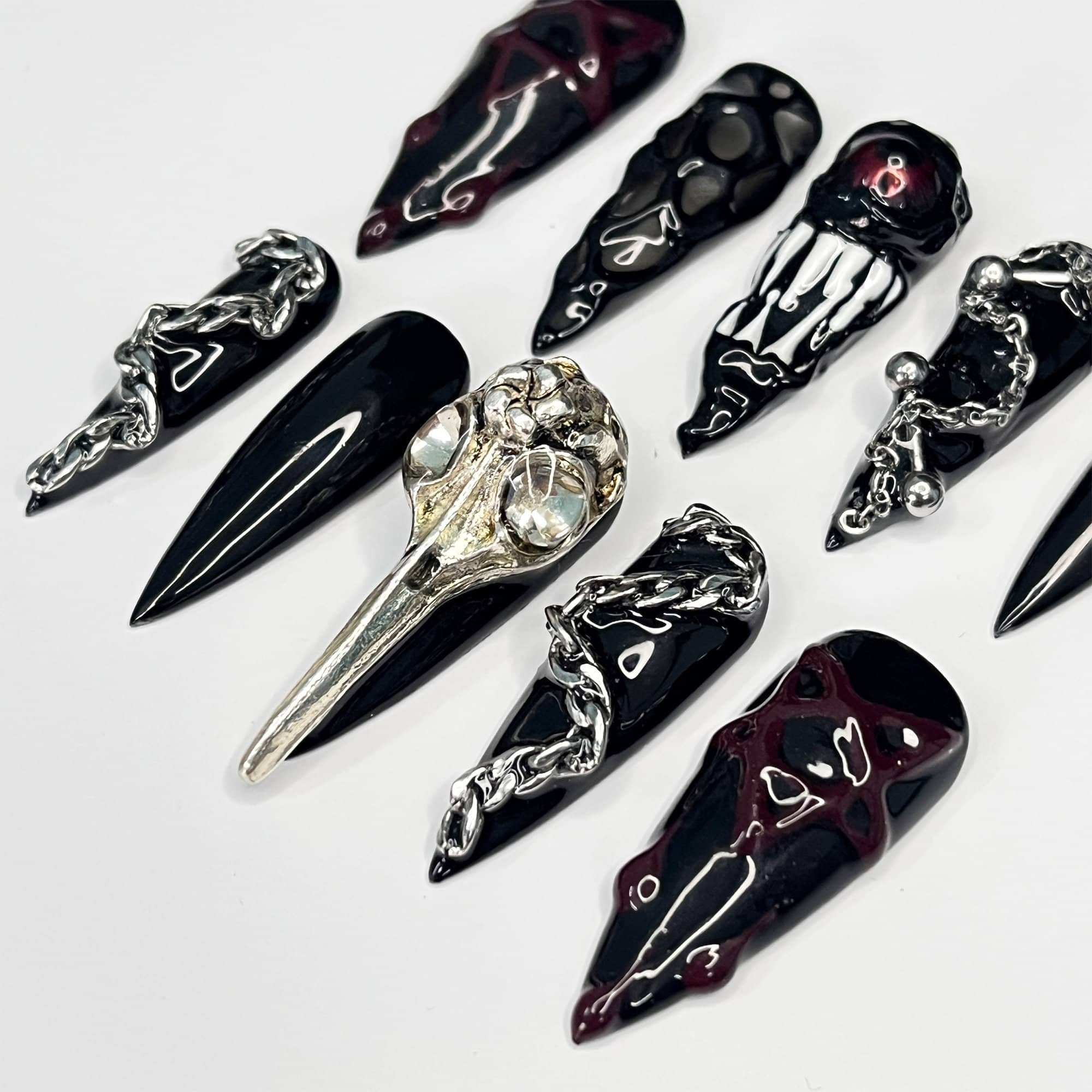 Dark Obsession Press On NailsDark Obsession Press On Nails - SAYEGIRLS