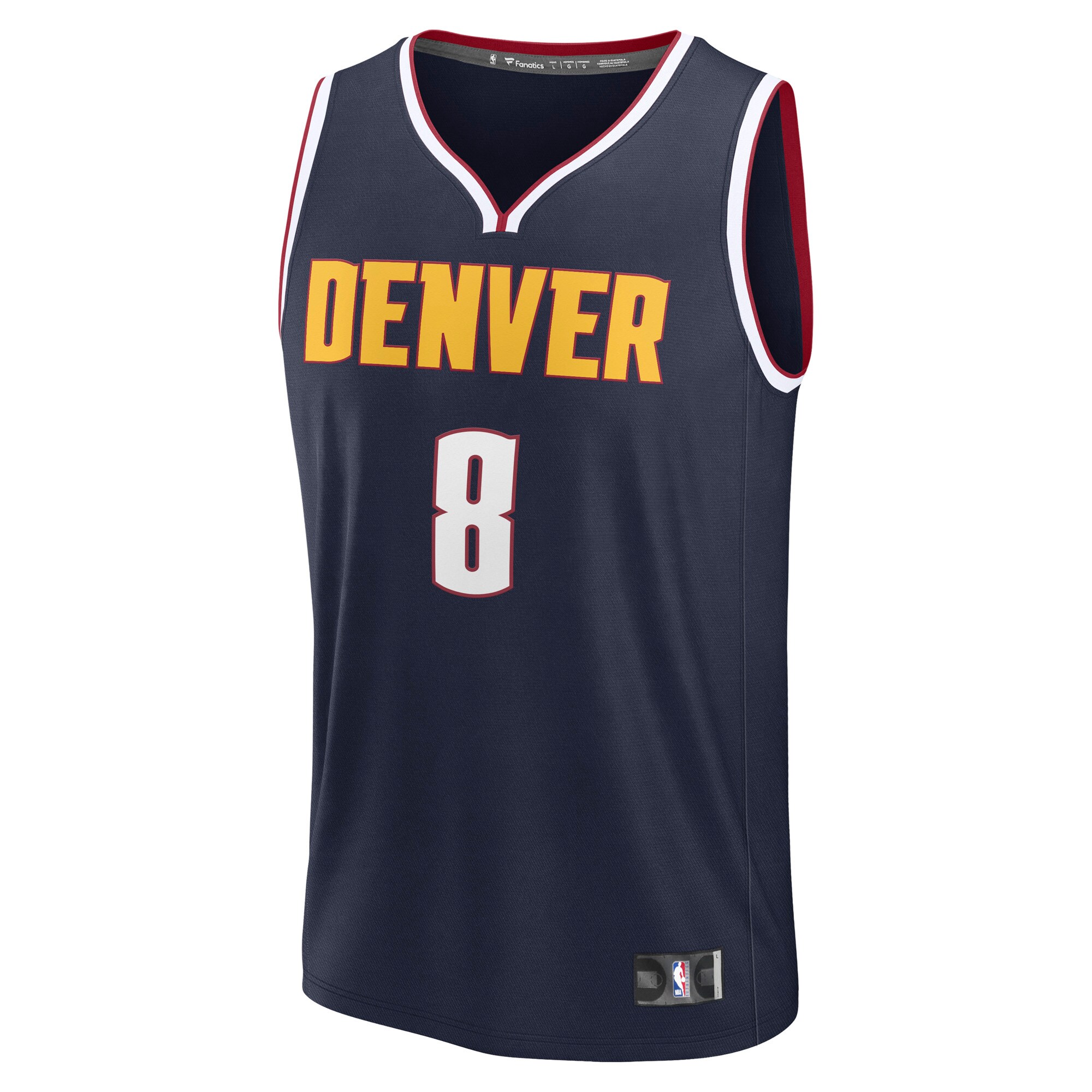 Peyton Watson Denver Nuggets Fanatics Fast Break Replica Player Jersey - Icon Edition - Navy