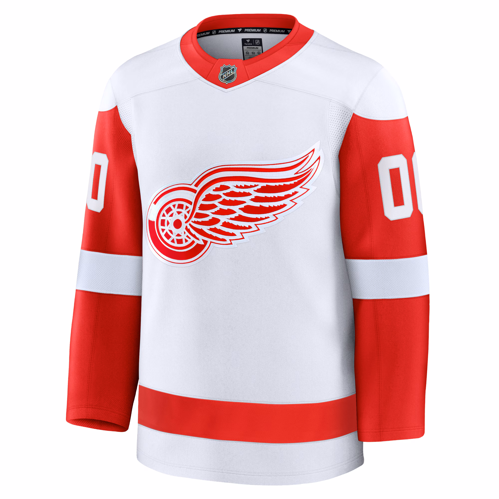 Detroit Red Wings Fanatics Away Premium Custom Jersey - White