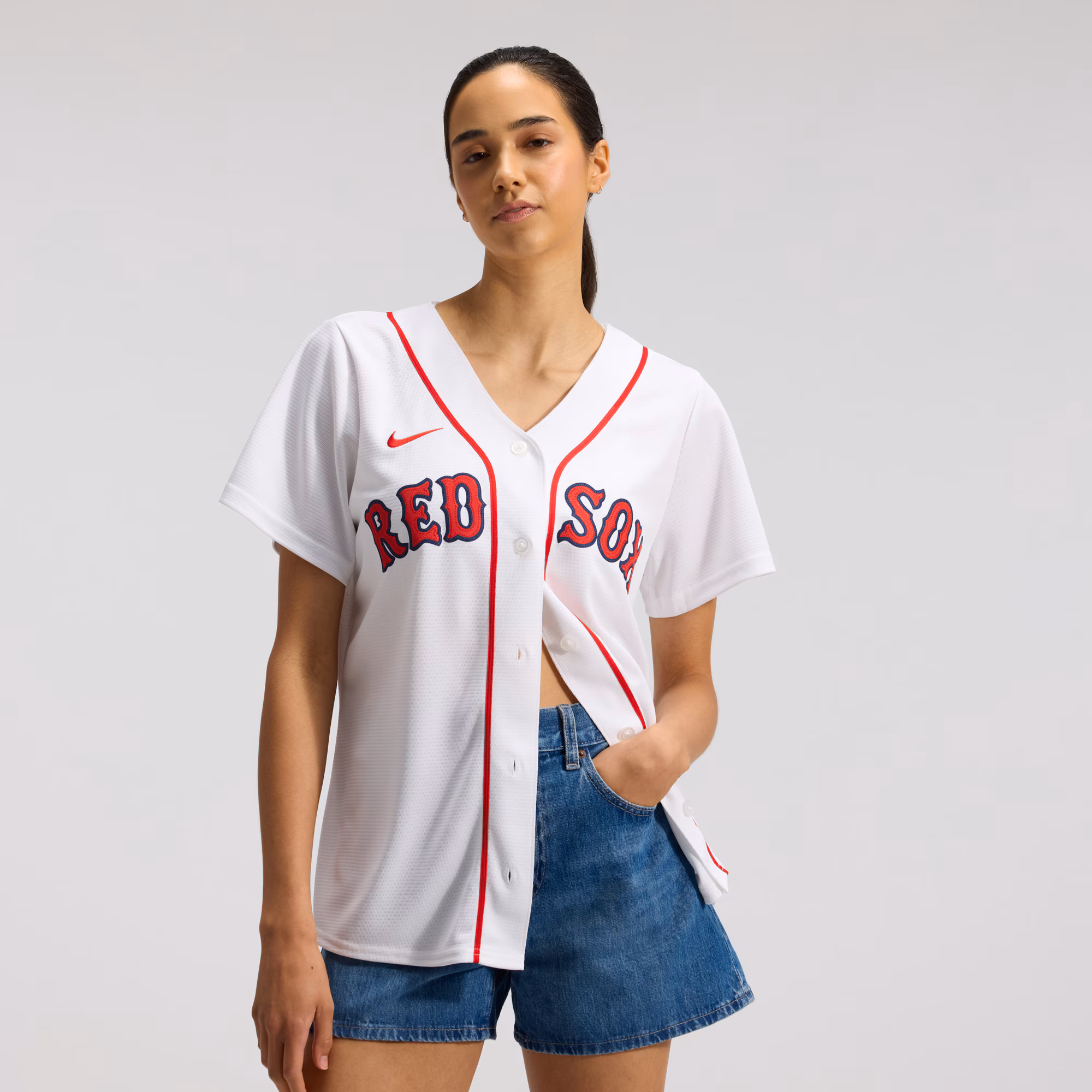 Roman Anthony Boston Red Sox Nike Women's Home Replica Player Jersey - White