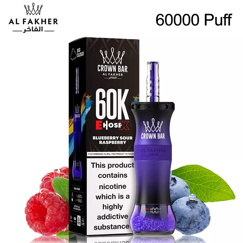 EU Warehouse Al Fakher Hookah 60000 Puffs 60K Disposable Vape Puff Shisha